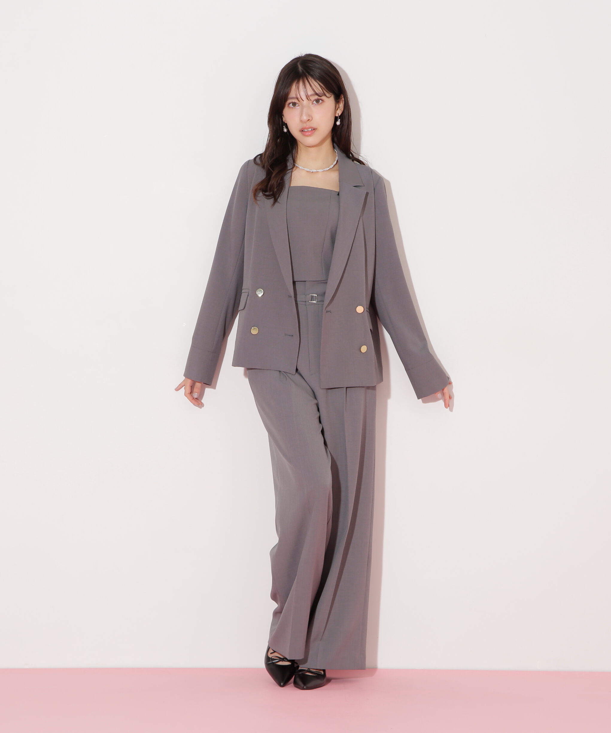  「〈セットアップ対応〉サマーツイルワイドパンツ」|その他|