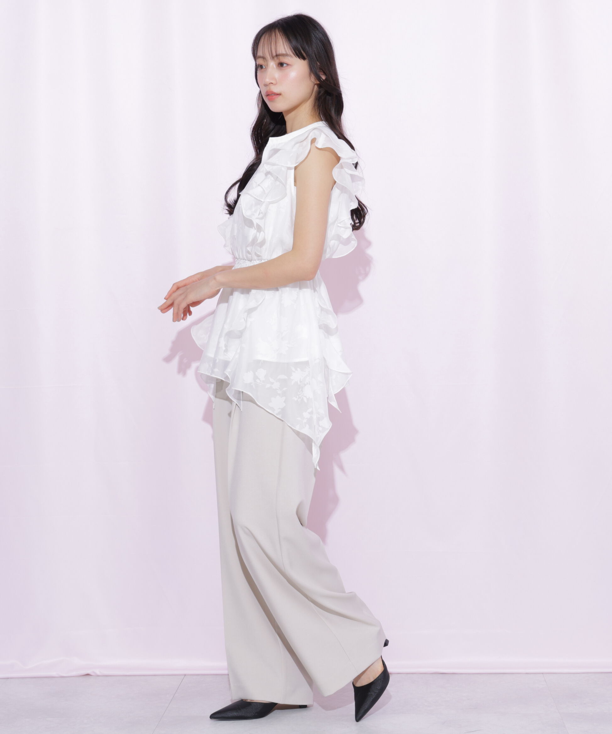  「〈セットアップ対応〉サマーツイルワイドパンツ」|その他|