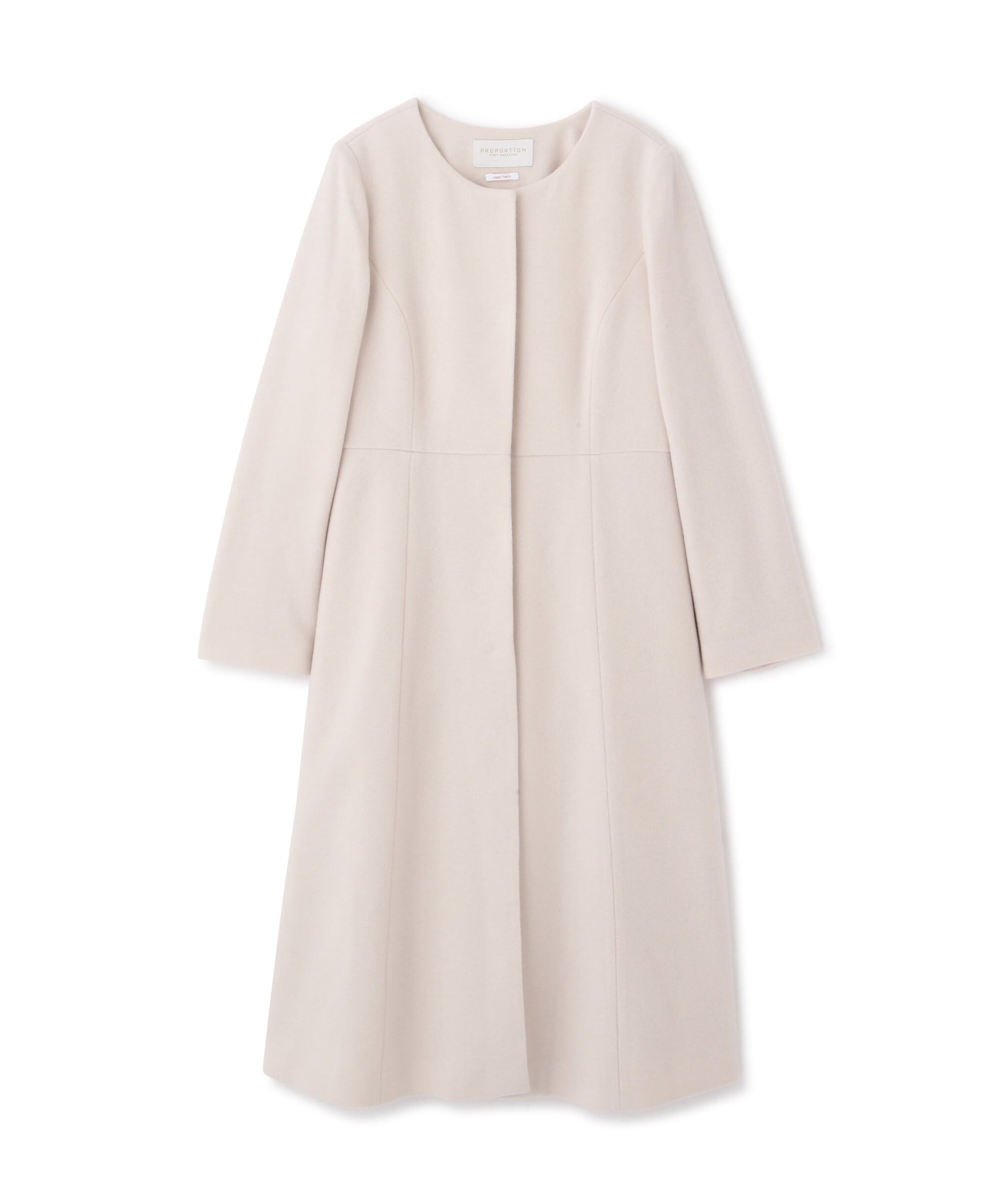 PROPORTION BODY DRESSING「ノーカラーフレアコート」|その他|