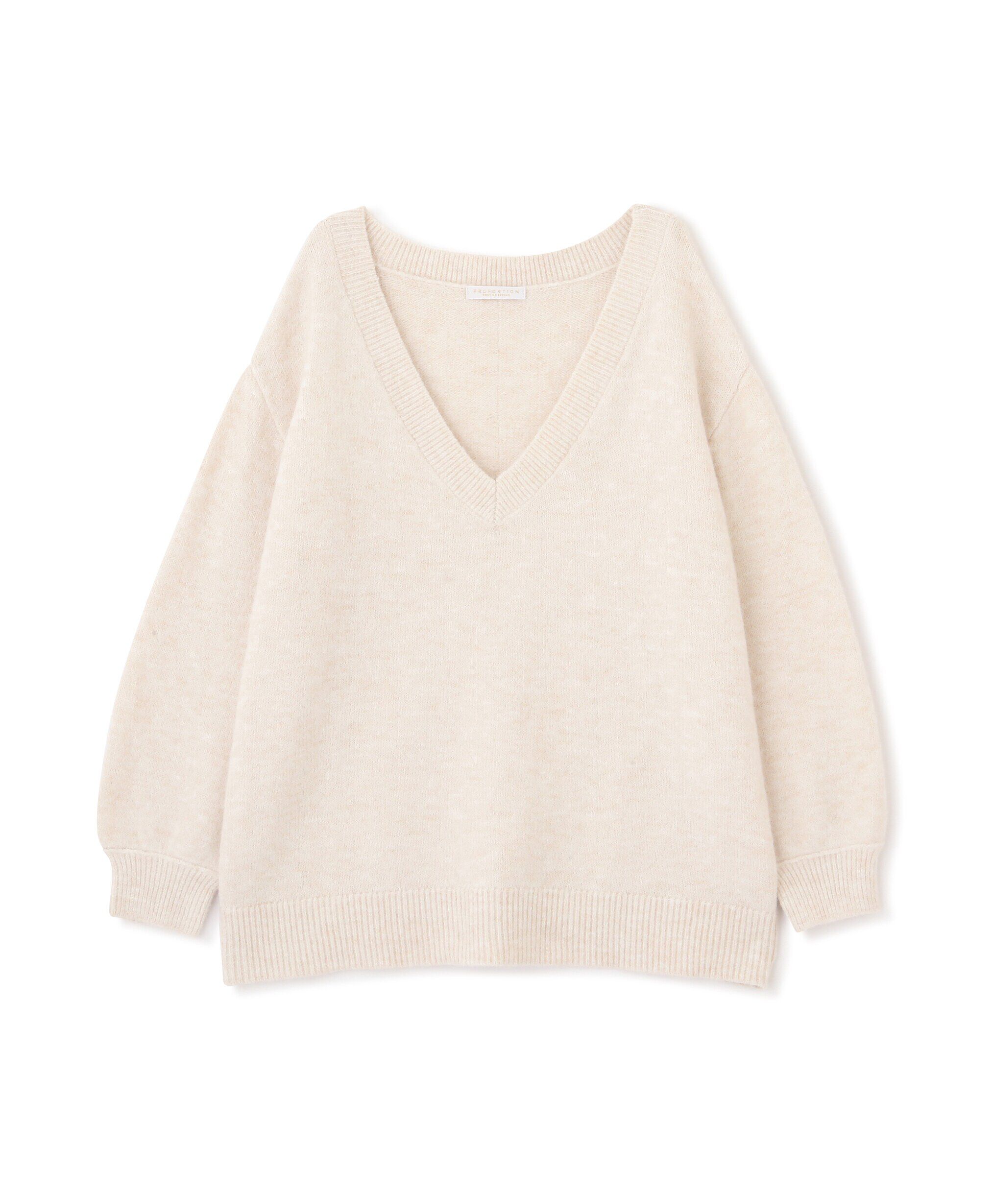 PROPORTION BODY DRESSING「深Vニット　24AW」|ニット・セーター|