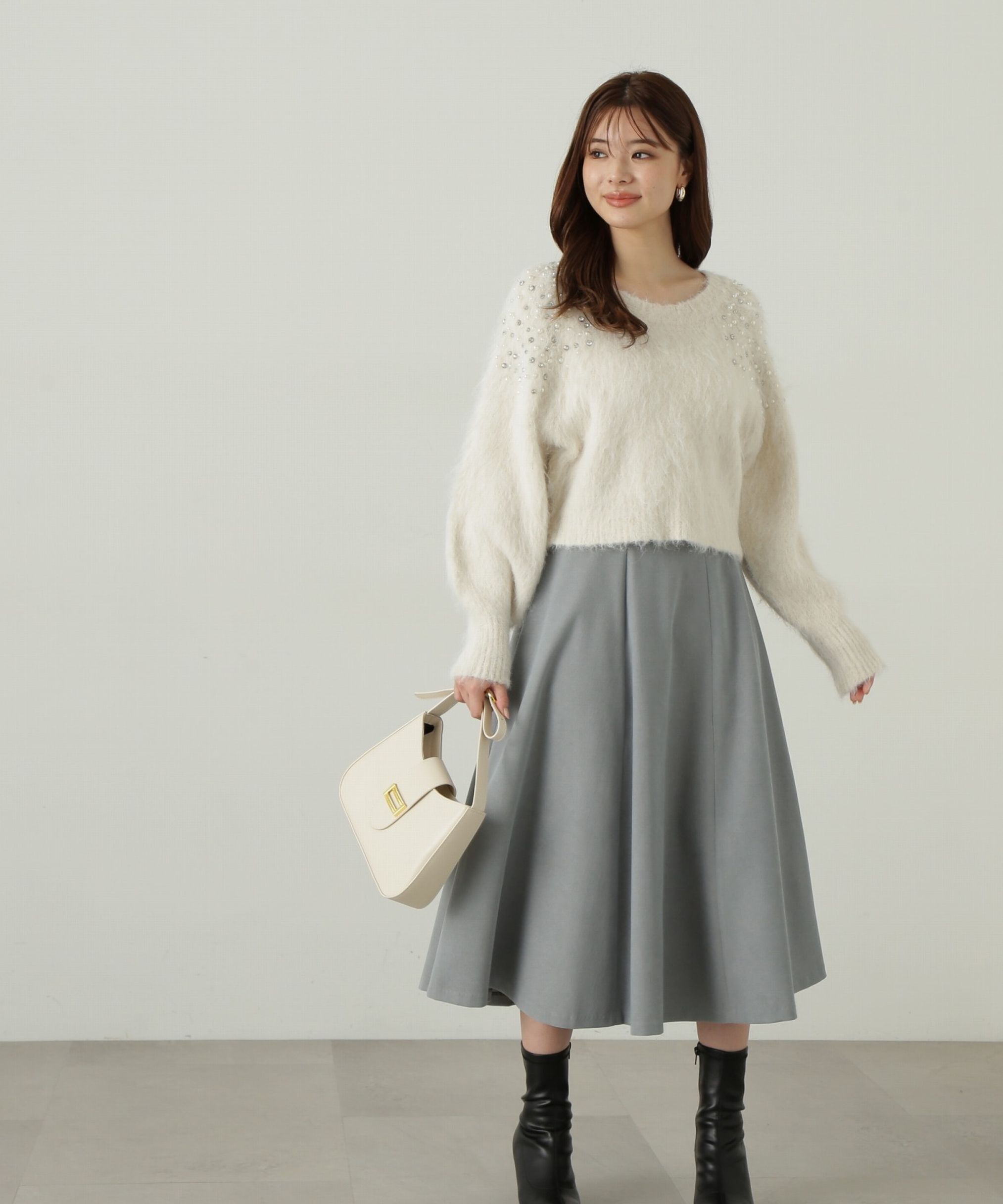 PROPORTION BODY DRESSING「ソフトタッチフレアスカート」|スカート|