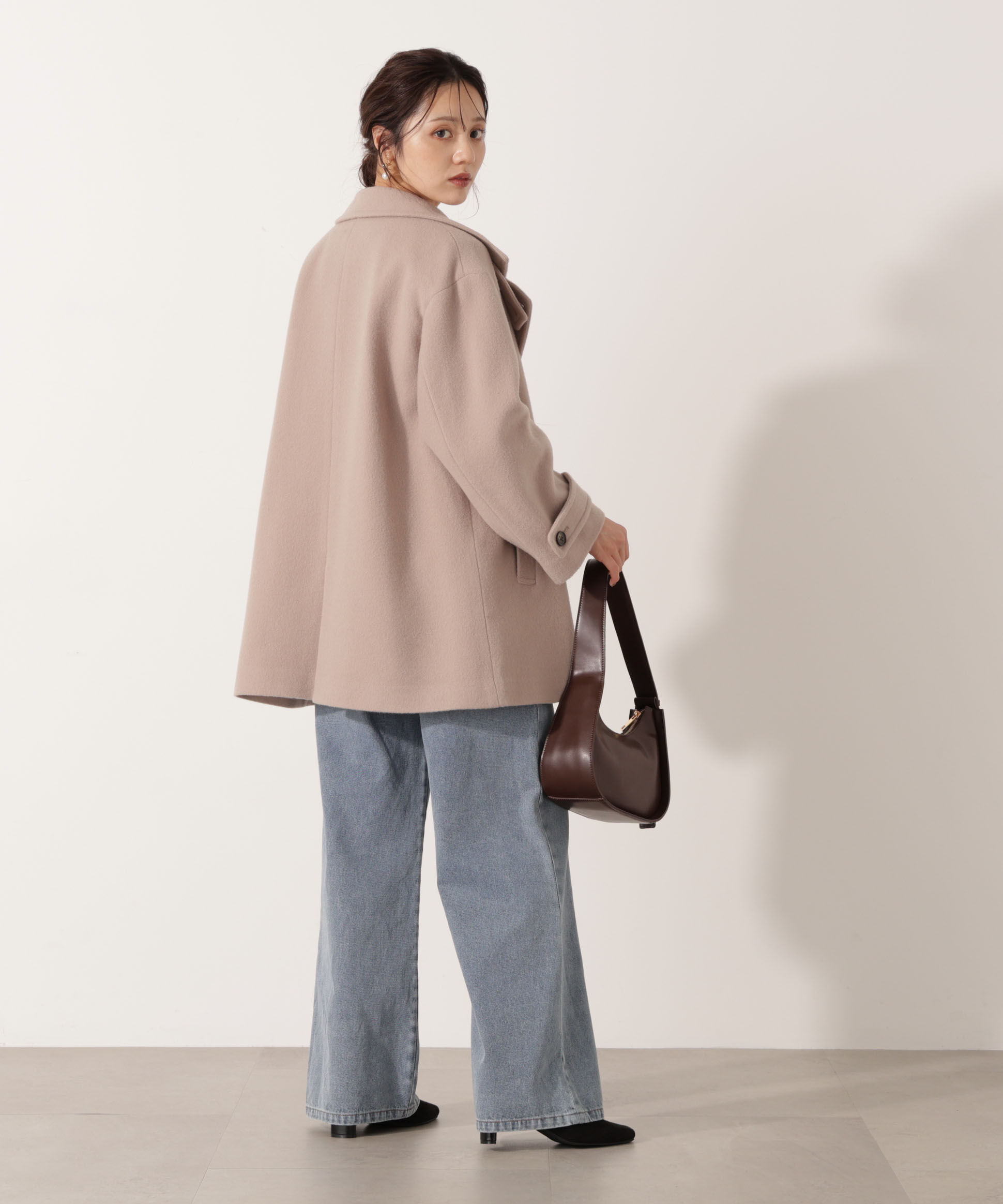 PROPORTION BODY DRESSING「2wayミドルコート 25AW」|ブルゾン・スタジャン|