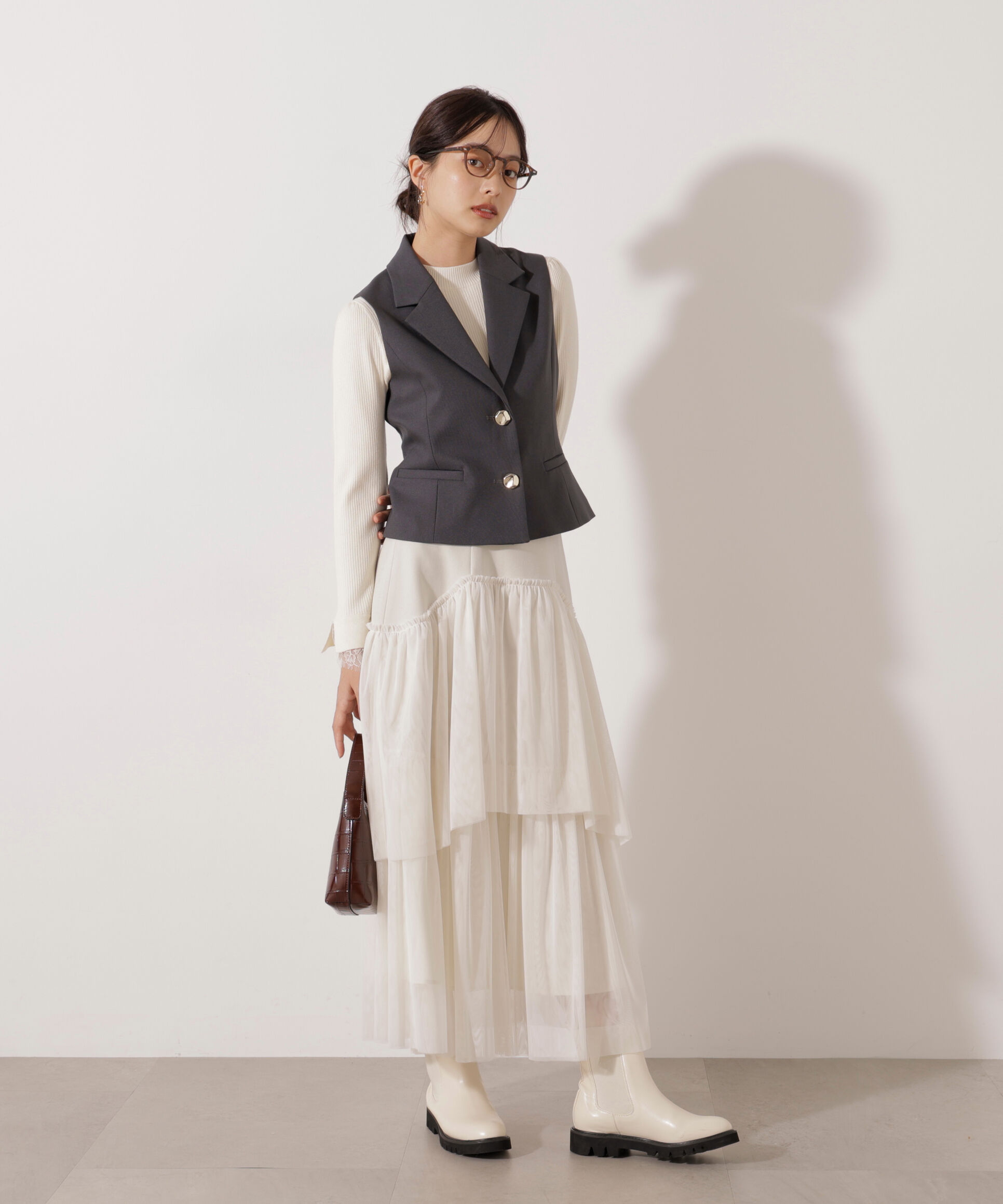 PROPORTION BODY DRESSING「テーラードジレセットアップ」|ワンピース|