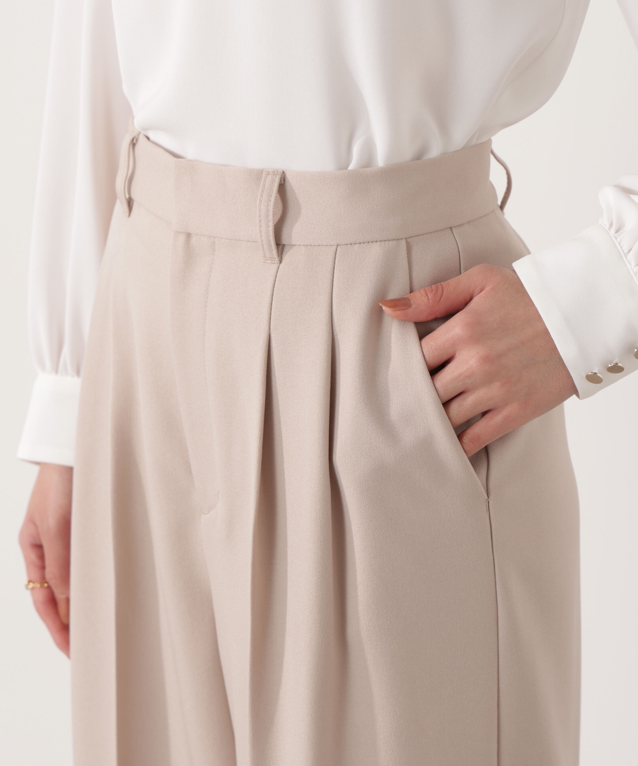 PROPORTION BODY DRESSING「2タックワイドパンツ 26SS」|その他|