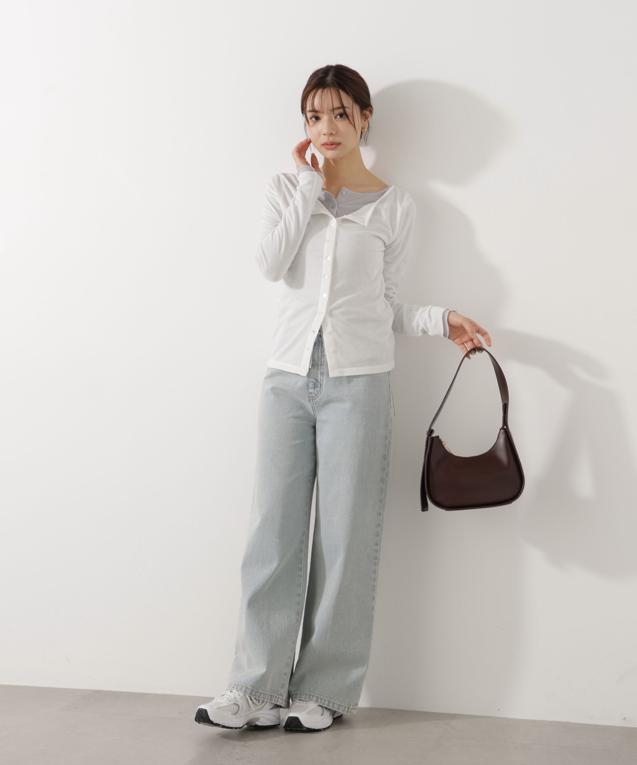 PROPORTION BODY DRESSING「〈a/mie〉シアーカットソー　26SS」|Tシャツ・カットソー|