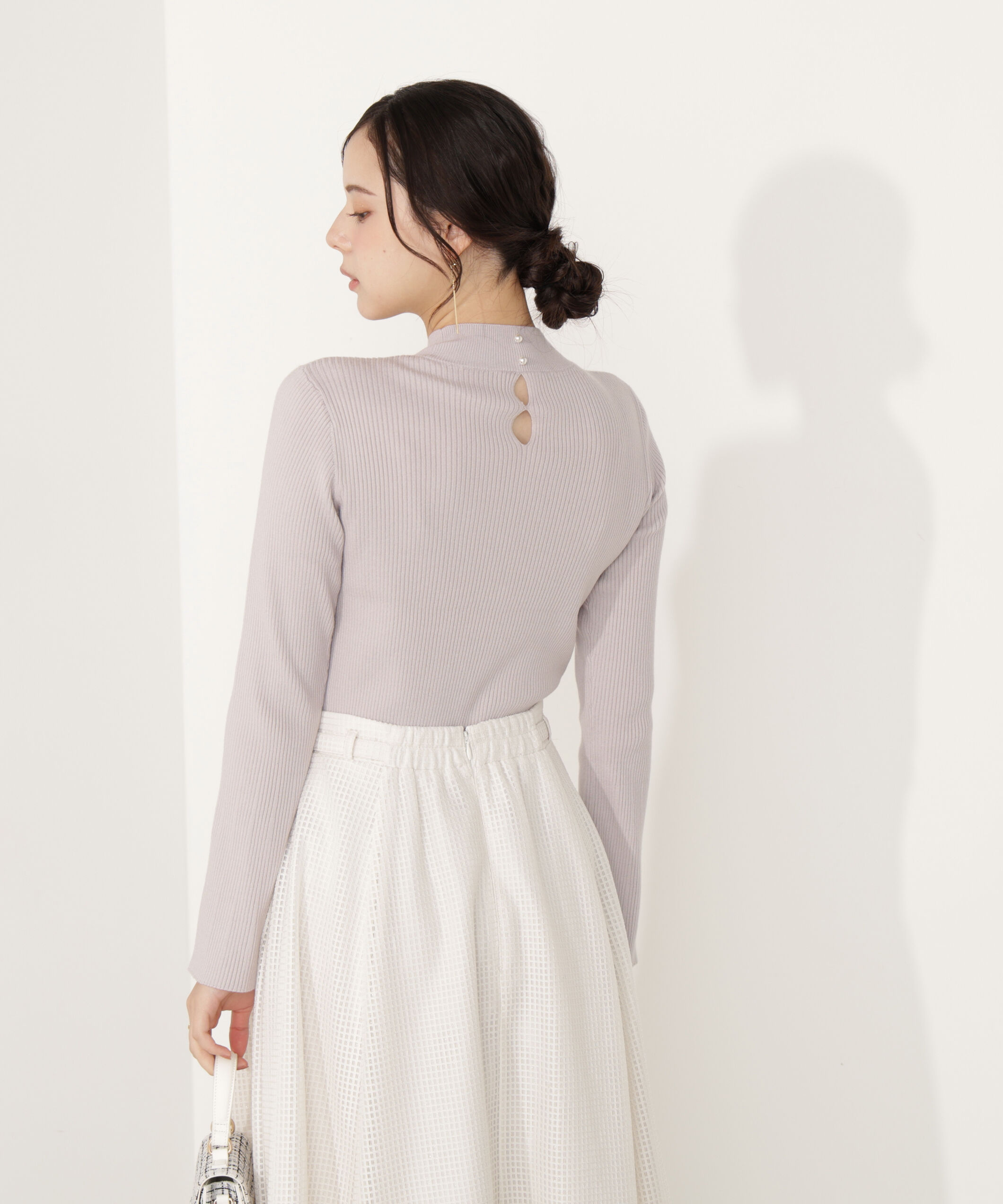 PROPORTION BODY DRESSING「モックネックベーシックニット」|ニット・セーター|