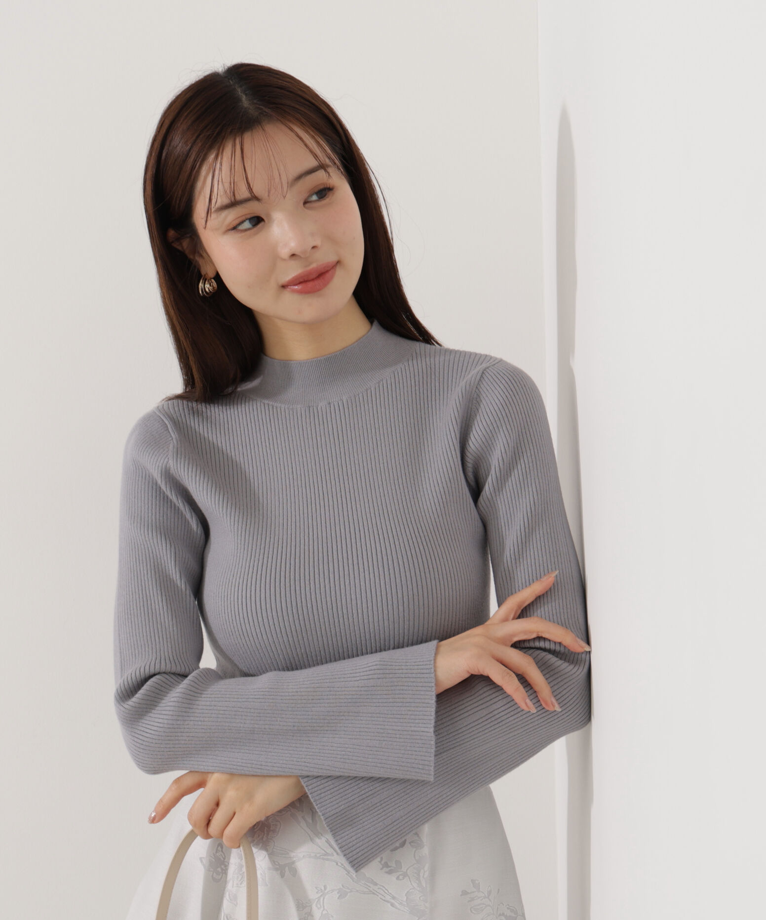 PROPORTION BODY DRESSING「モックネックベーシックニット」|ニット・セーター|