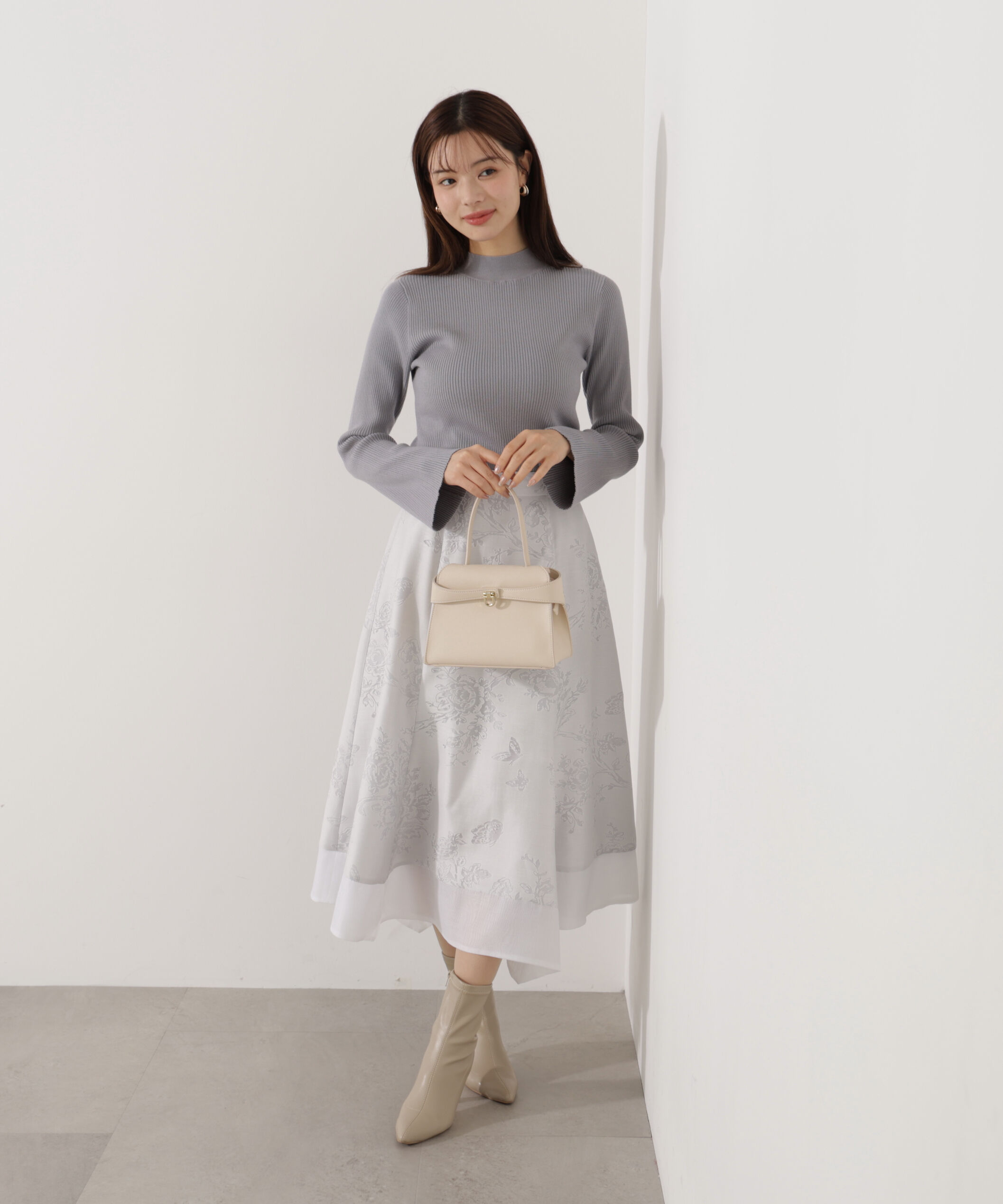 PROPORTION BODY DRESSING「モックネックベーシックニット」|ニット・セーター|