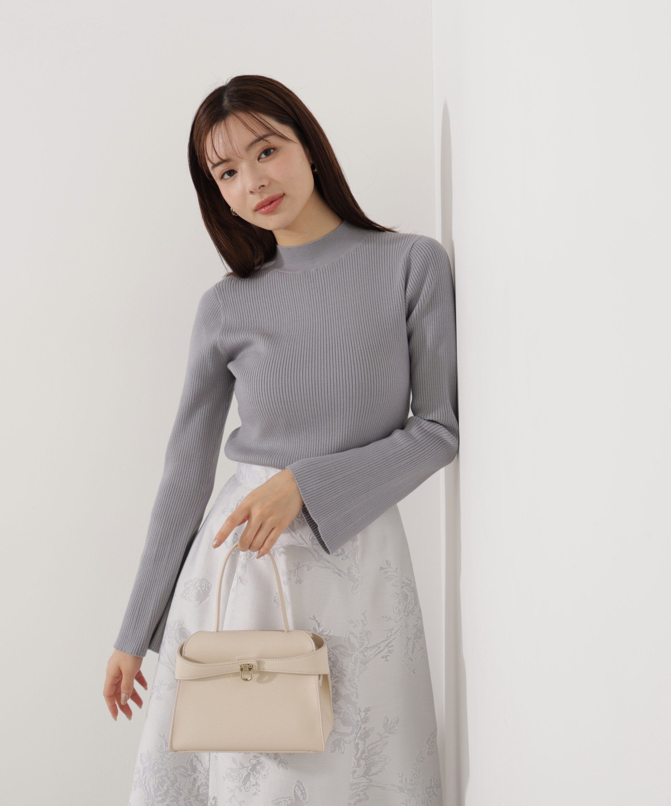 PROPORTION BODY DRESSING「モックネックベーシックニット」|ニット・セーター|