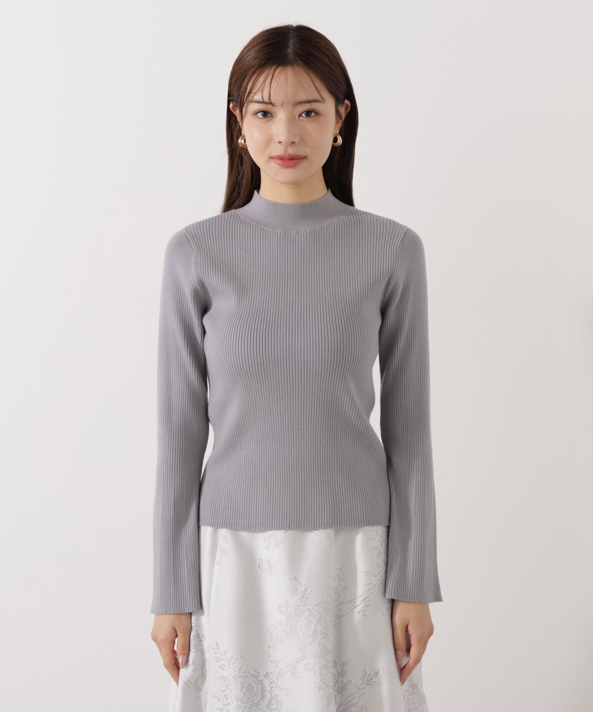 PROPORTION BODY DRESSING「モックネックベーシックニット」|ニット・セーター|