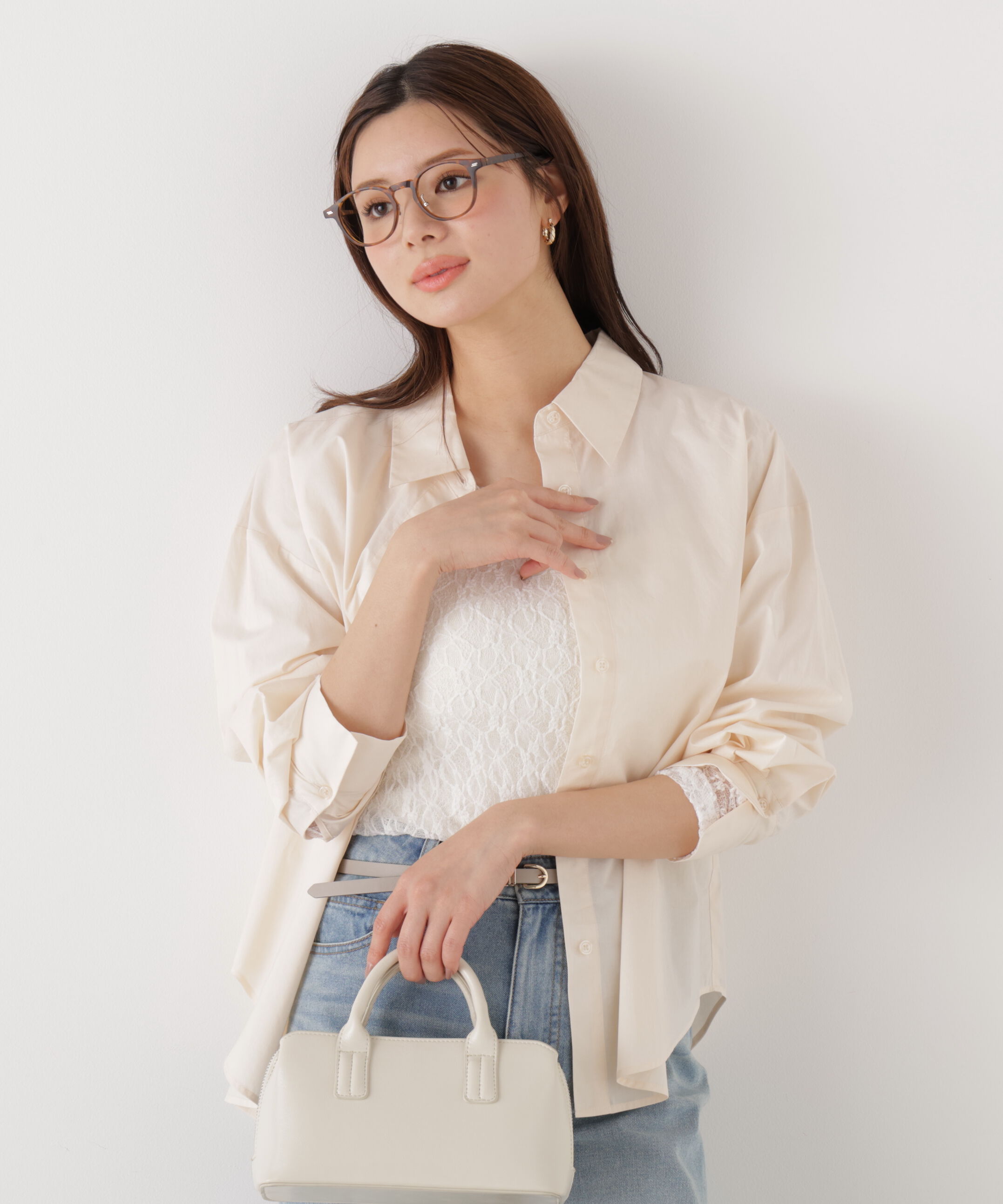 PROPORTION BODY DRESSING「〈a/mie〉オーバーシャツ　26SS」|シャツ・ブラウス|