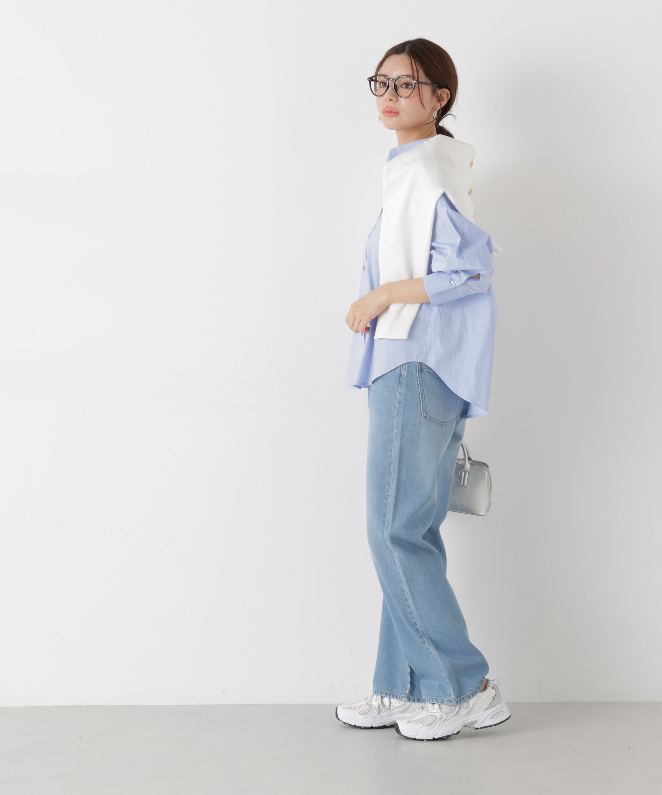 PROPORTION BODY DRESSING「〈a/mie〉オーバーシャツ　26SS」|シャツ・ブラウス|