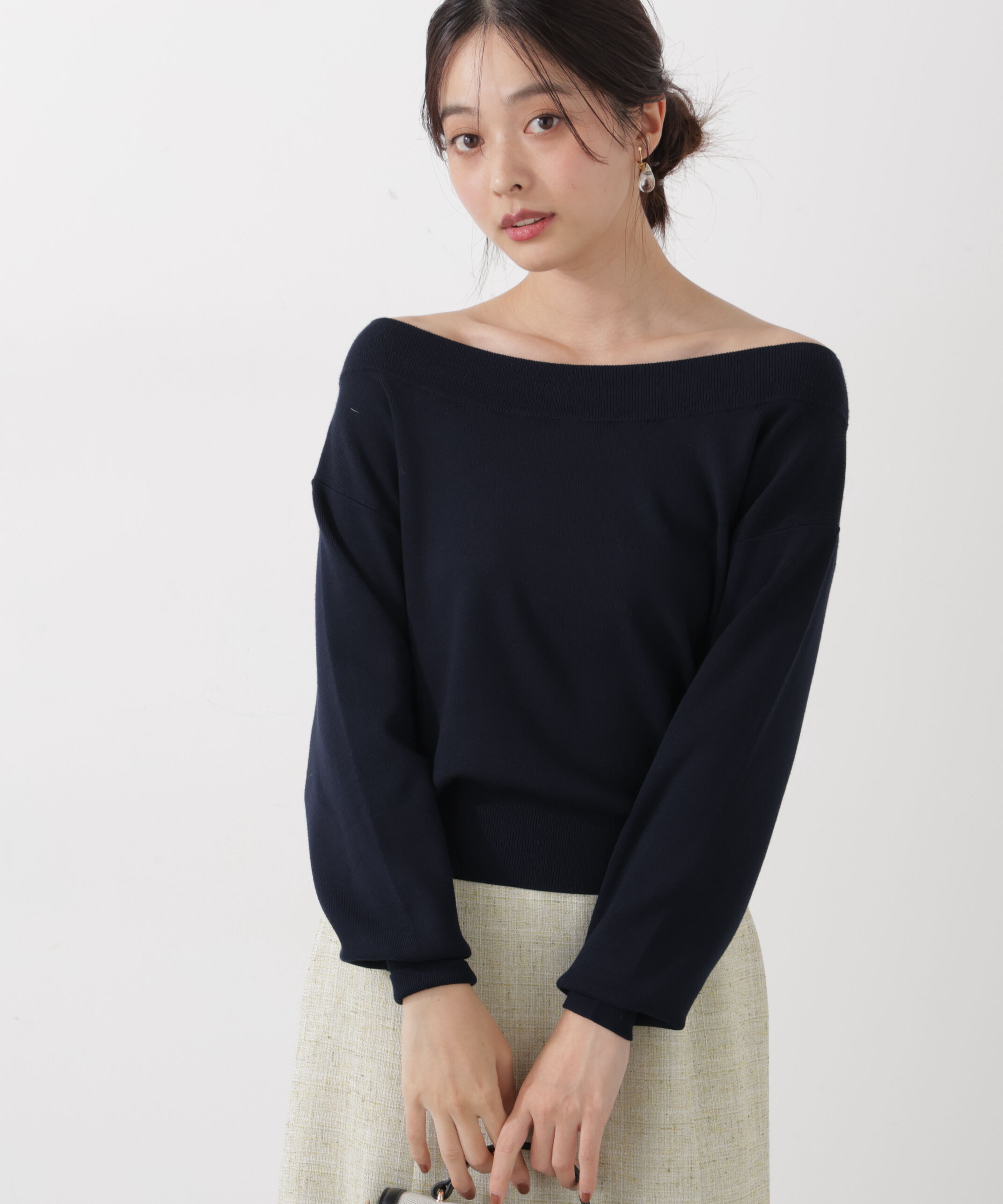 PROPORTION BODY DRESSING「2wayベーシックニット　　26SS」|ニット・セーター|