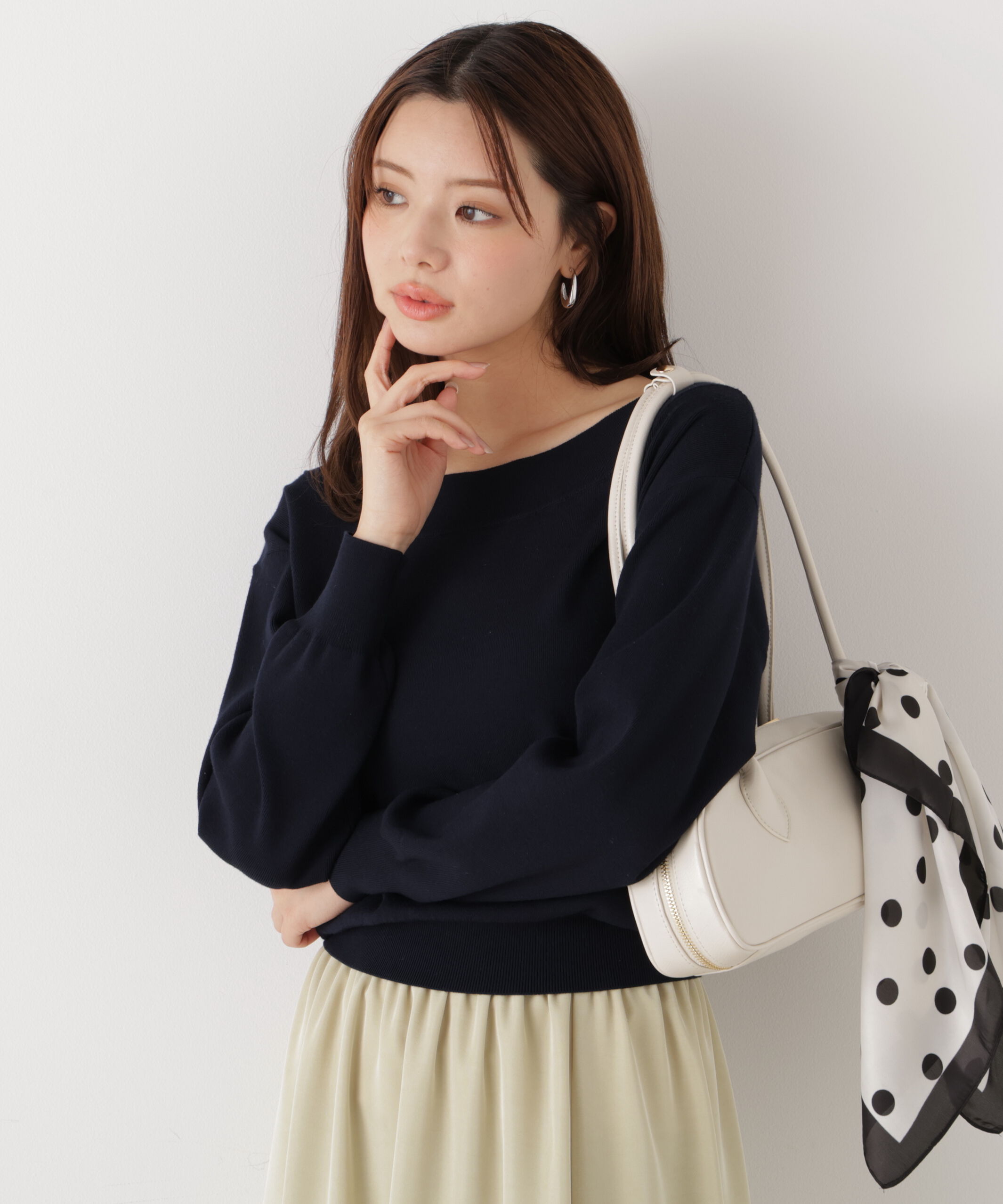 PROPORTION BODY DRESSING「2wayベーシックニット　　26SS」|ニット・セーター|