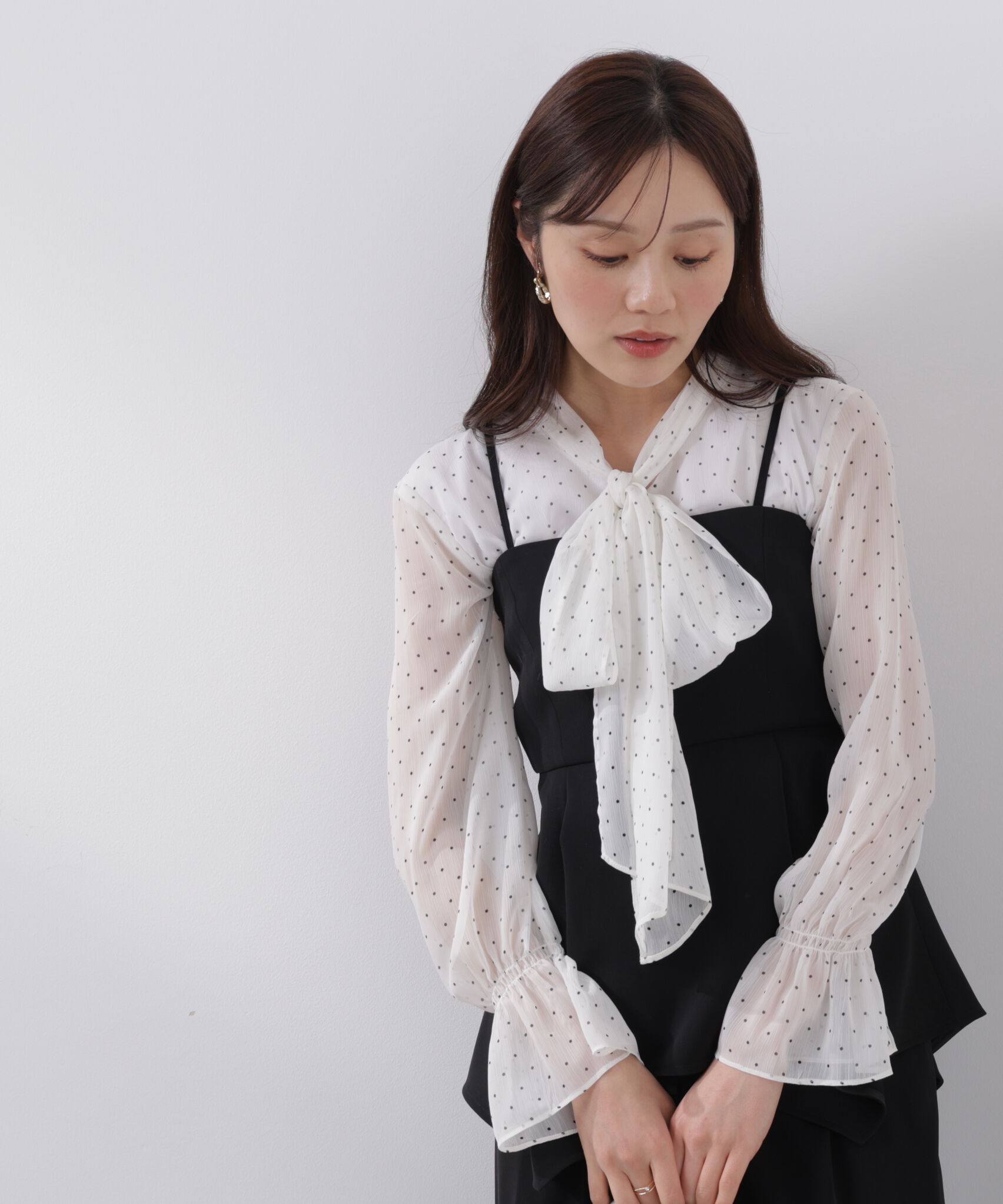 PROPORTION BODY DRESSING「ビッグリボンブラウス　26SS」|シャツ・ブラウス|