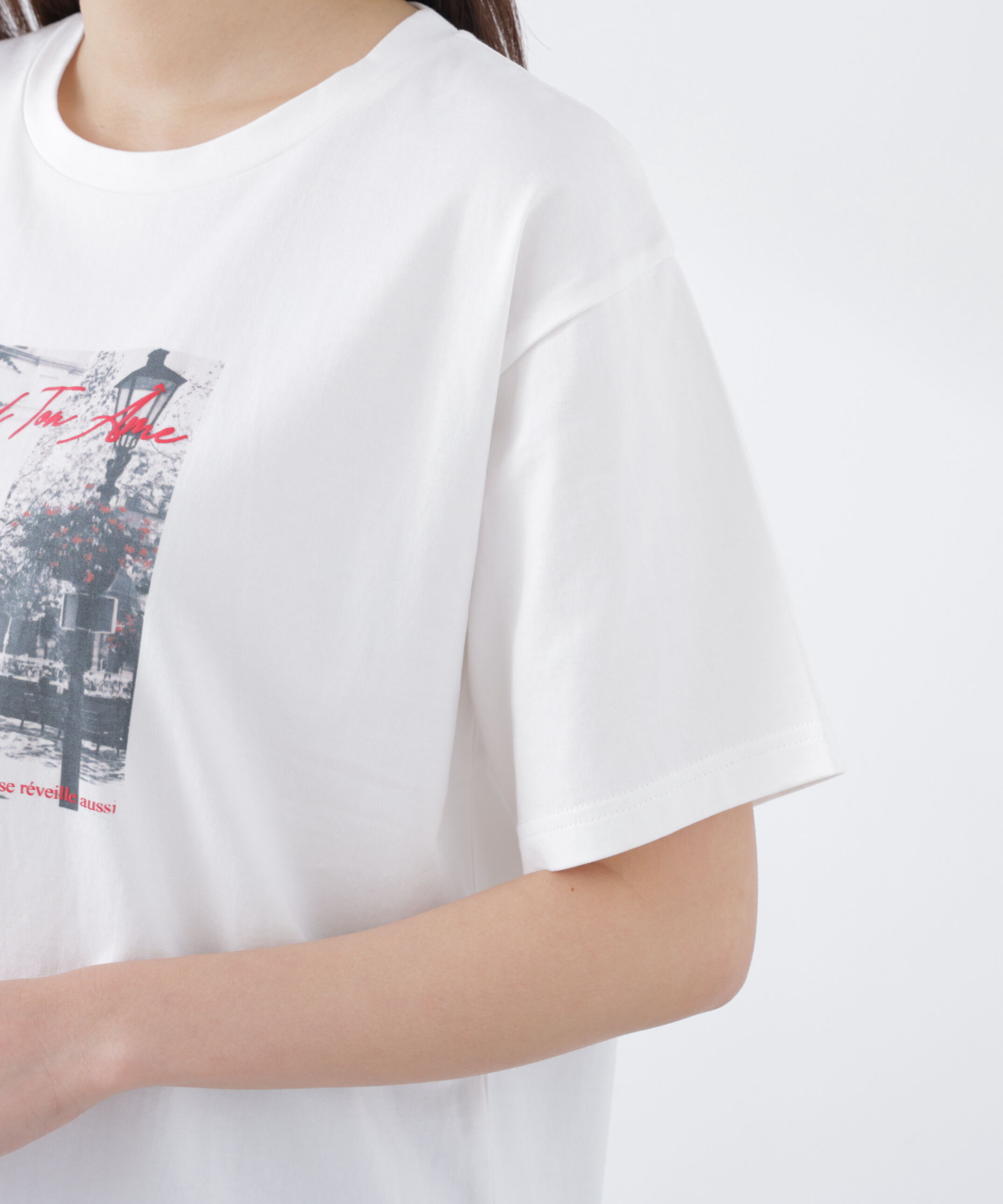 PROPORTION BODY DRESSING「〈a/mie〉フォトプリントT　26SS　」|Tシャツ・カットソー|