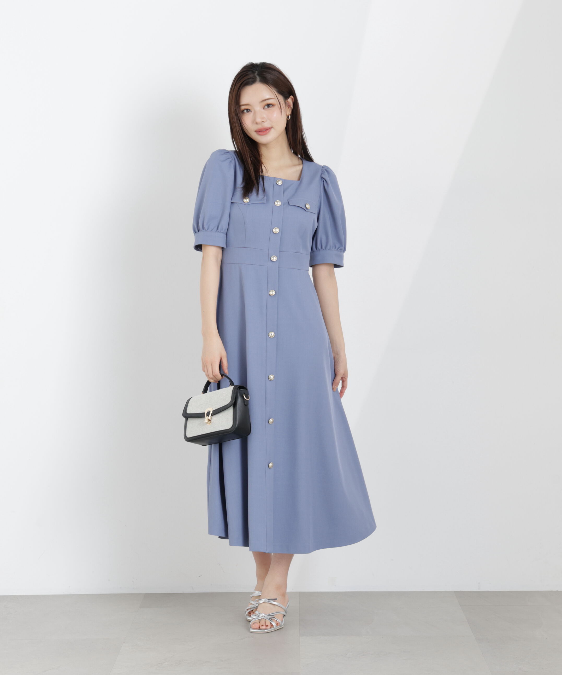 PROPORTION BODY DRESSING「フロント釦ワンピース　26SS」|ワンピース|