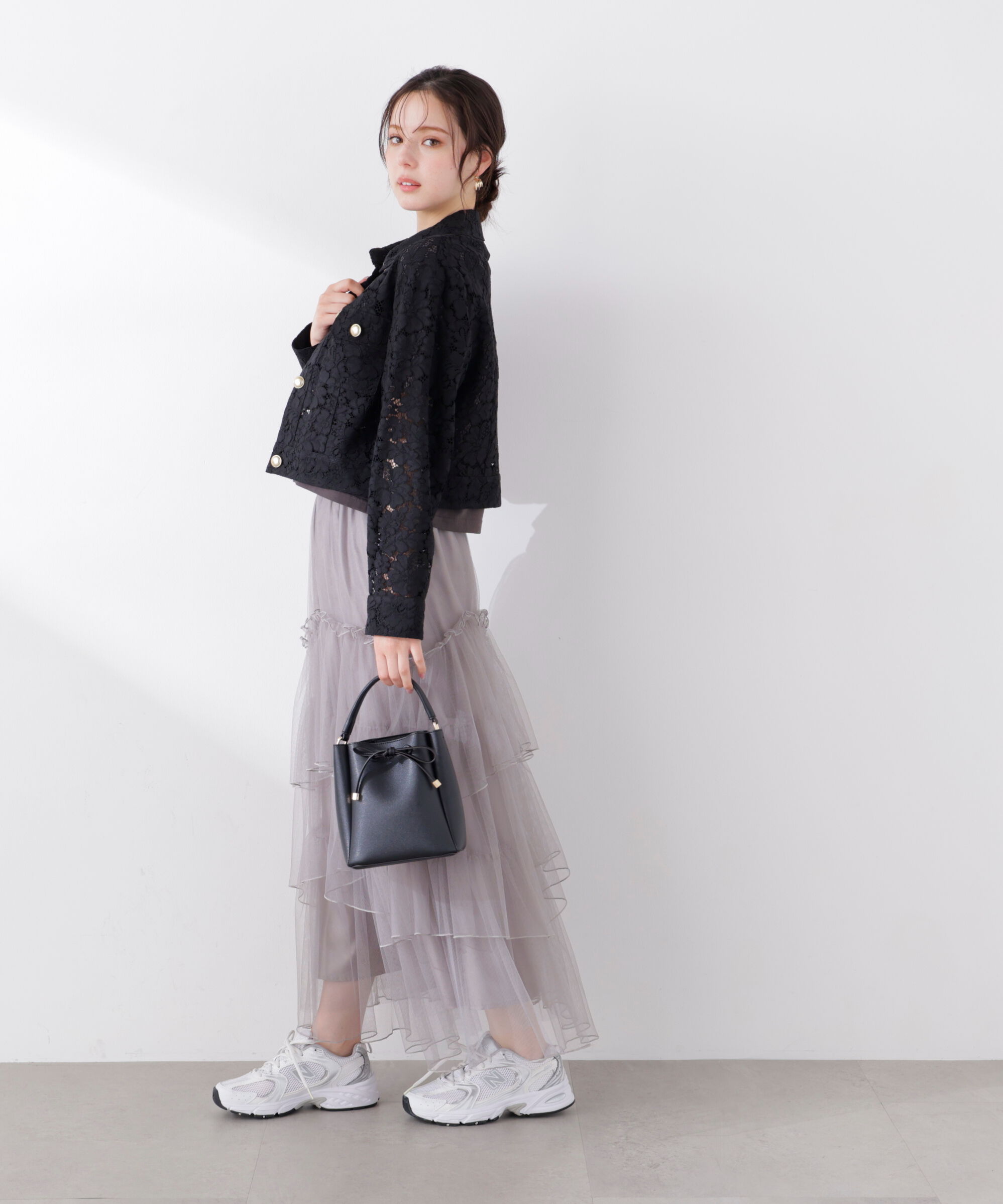 PROPORTION BODY DRESSING「レースブルゾン　26SS」|ブルゾン・スタジャン|