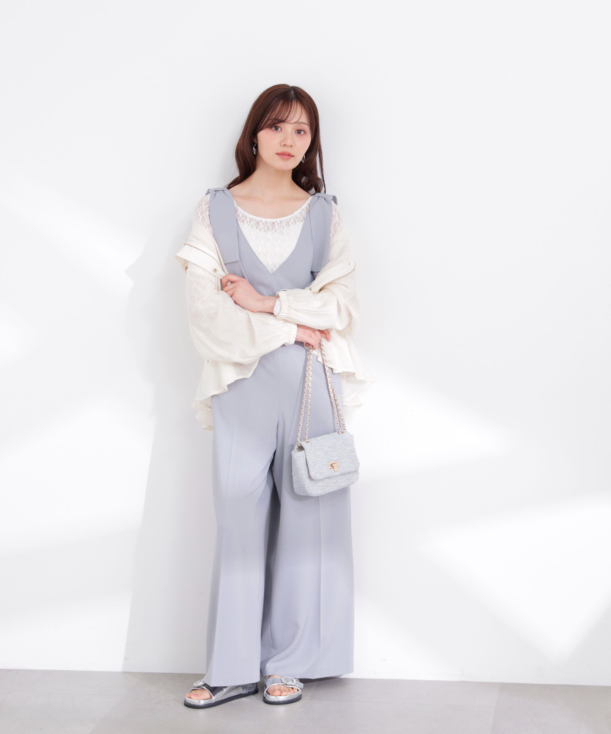 PROPORTION BODY DRESSING「シアーペプラムブルゾン 26SS」|ブルゾン・スタジャン|