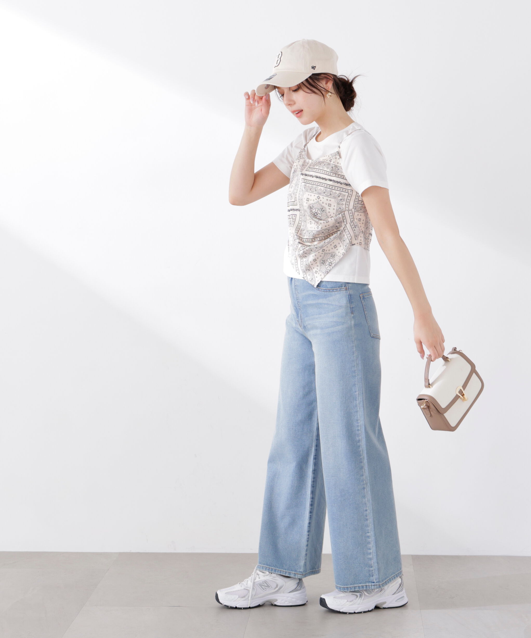 PROPORTION BODY DRESSING「《EDIT COLOGNE》ビスチェ付きカットソー 26SS」|Tシャツ・カットソー|