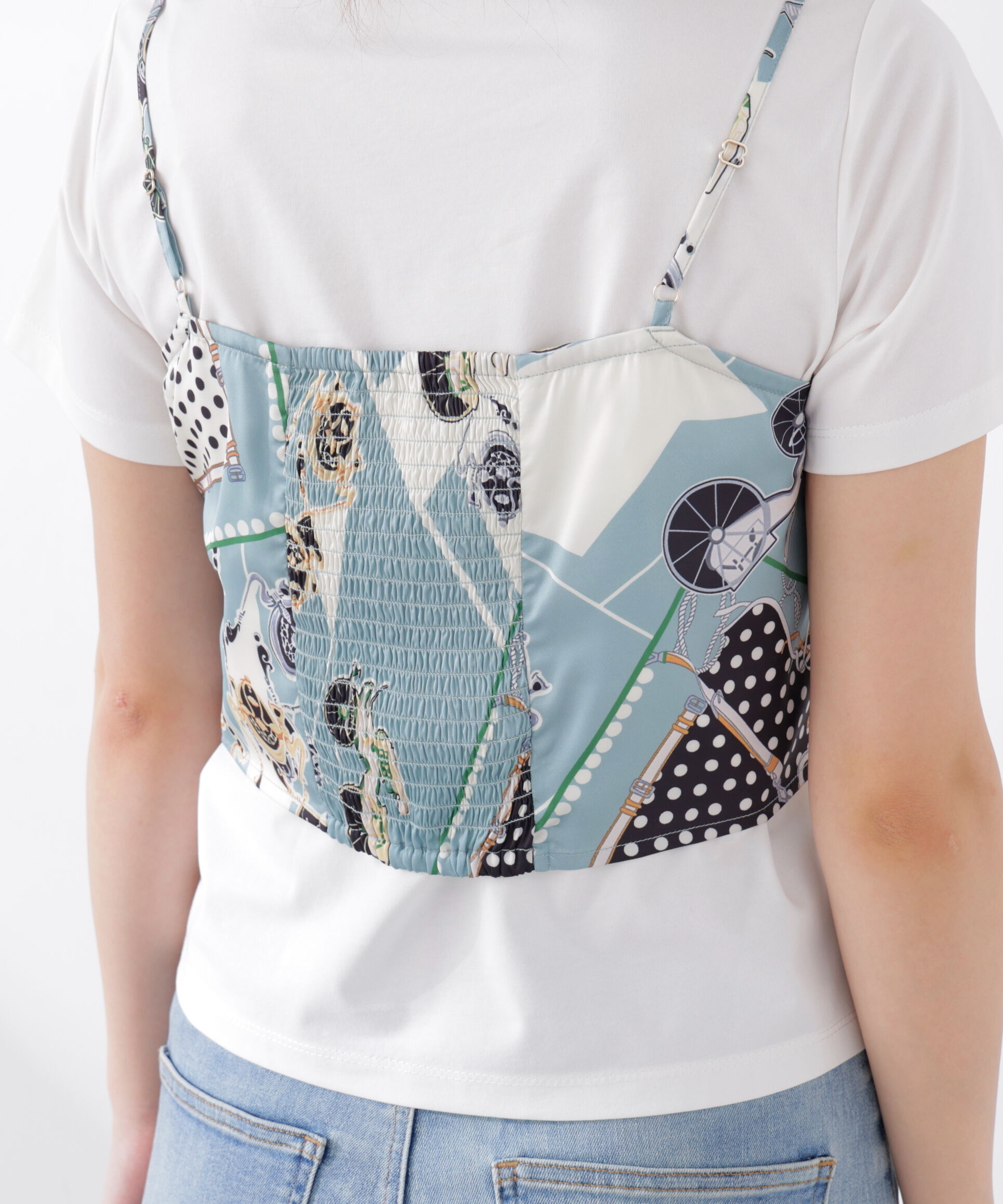 PROPORTION BODY DRESSING「《EDIT COLOGNE》ビスチェ付きカットソー 26SS」|Tシャツ・カットソー|