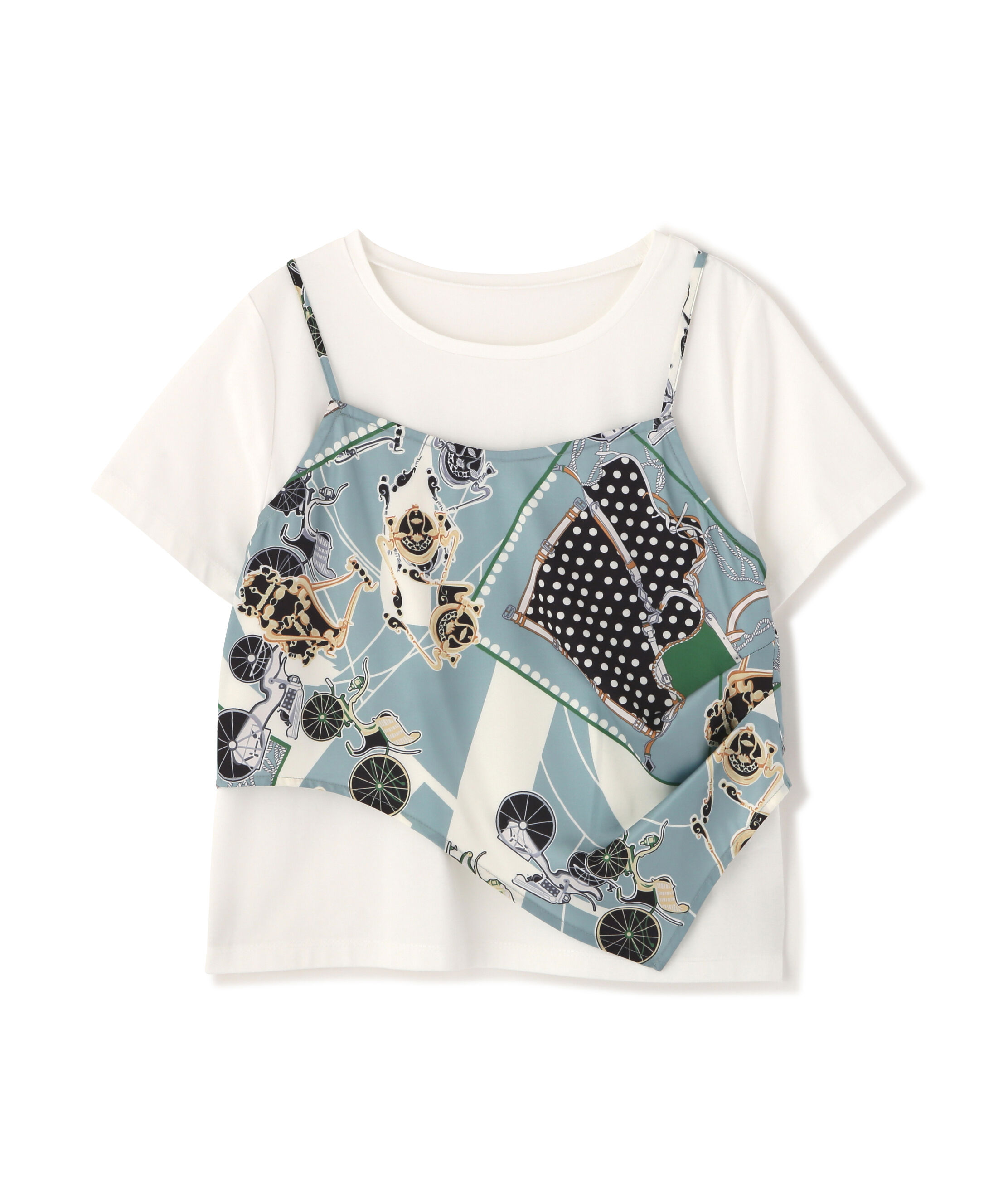 PROPORTION BODY DRESSING「《EDIT COLOGNE》ビスチェ付きカットソー 26SS」|Tシャツ・カットソー|