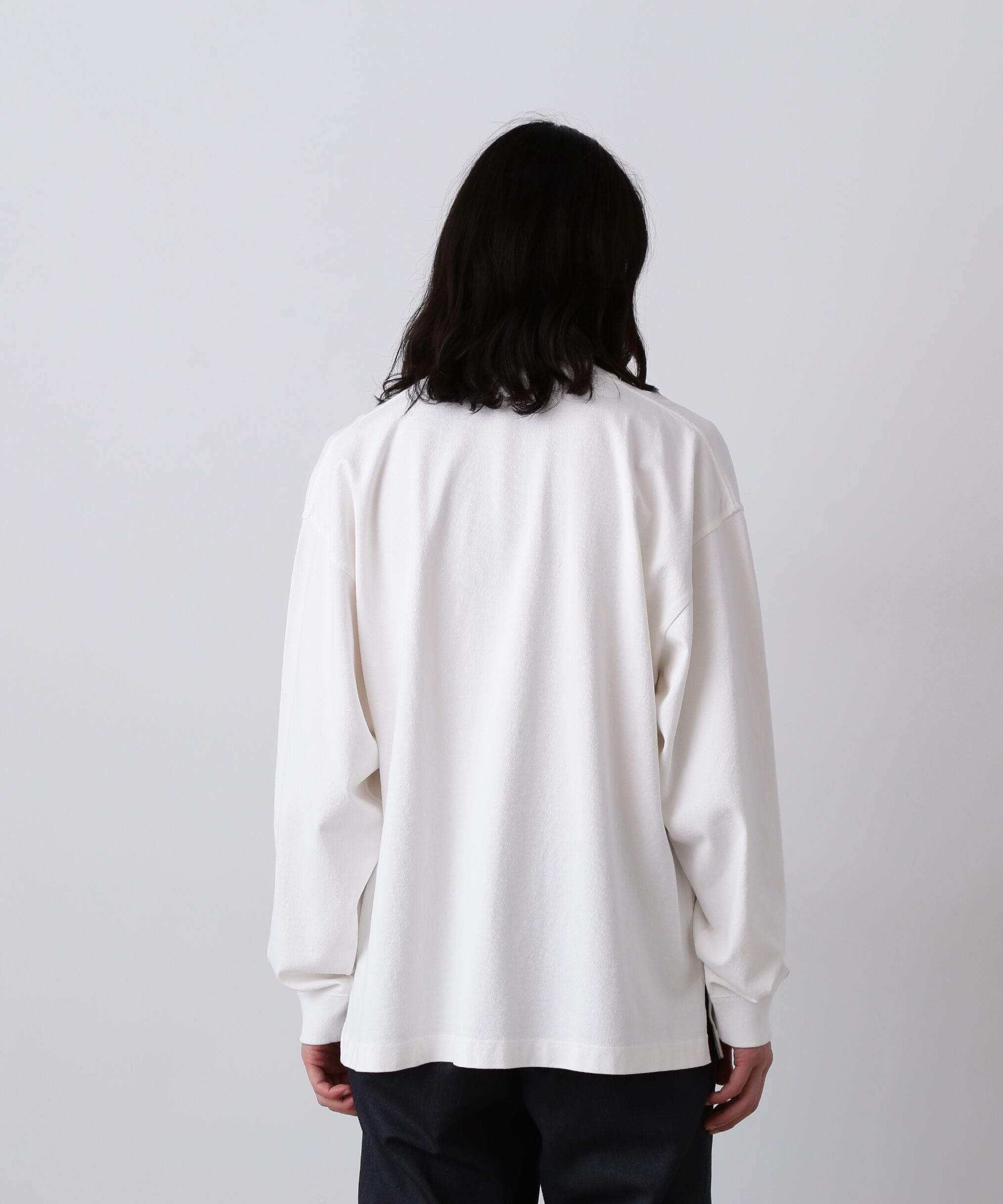 YLEVE 「YLEVE / OPEN END COTTON PIGMENT DYE PULL OVER」|Tシャツ・カットソー|