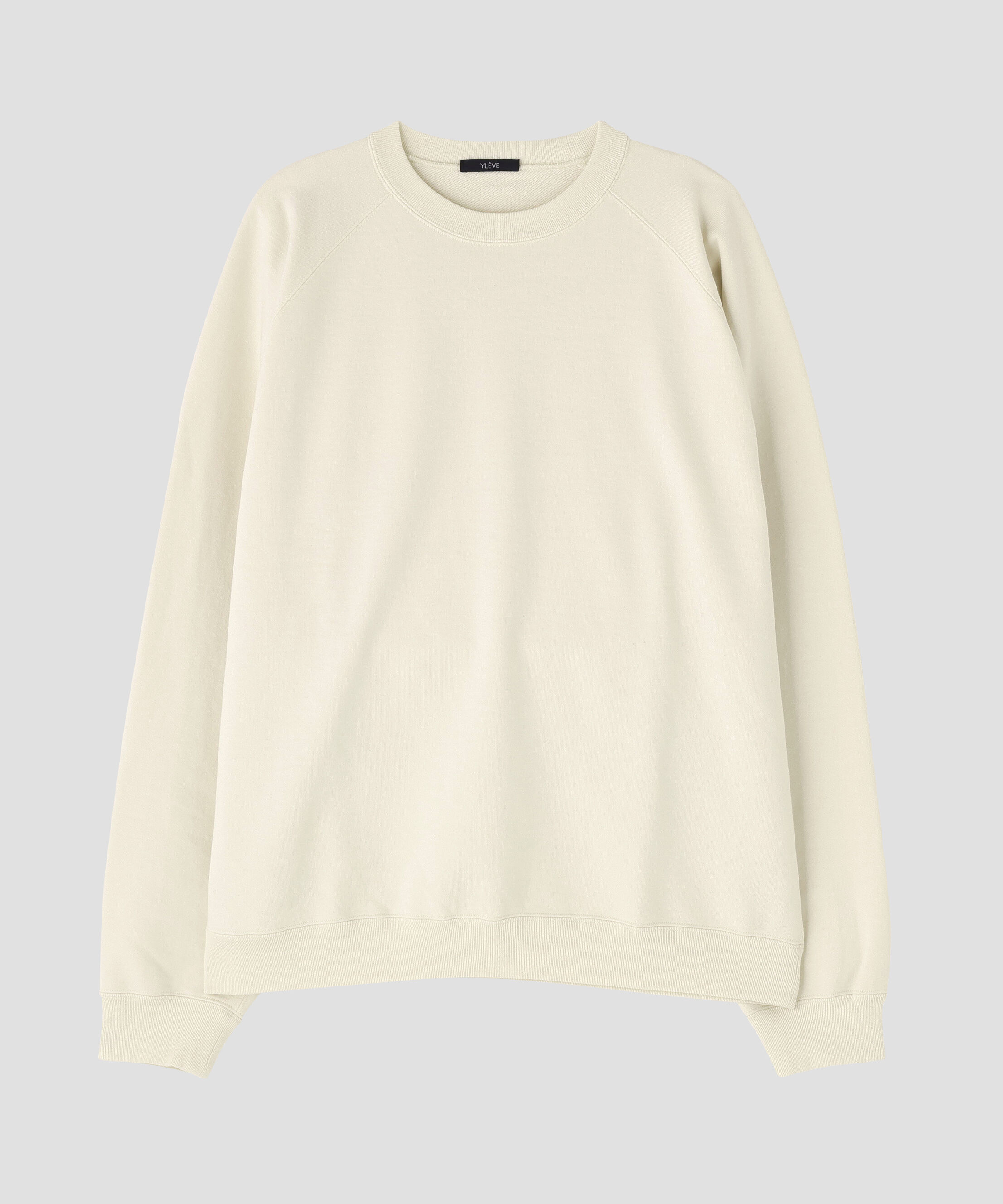 YLEVE 「YLEVE / ORGANIC COTTON SUN FADED SWEAT PULLOVER」|Tシャツ・カットソー|ベージュ