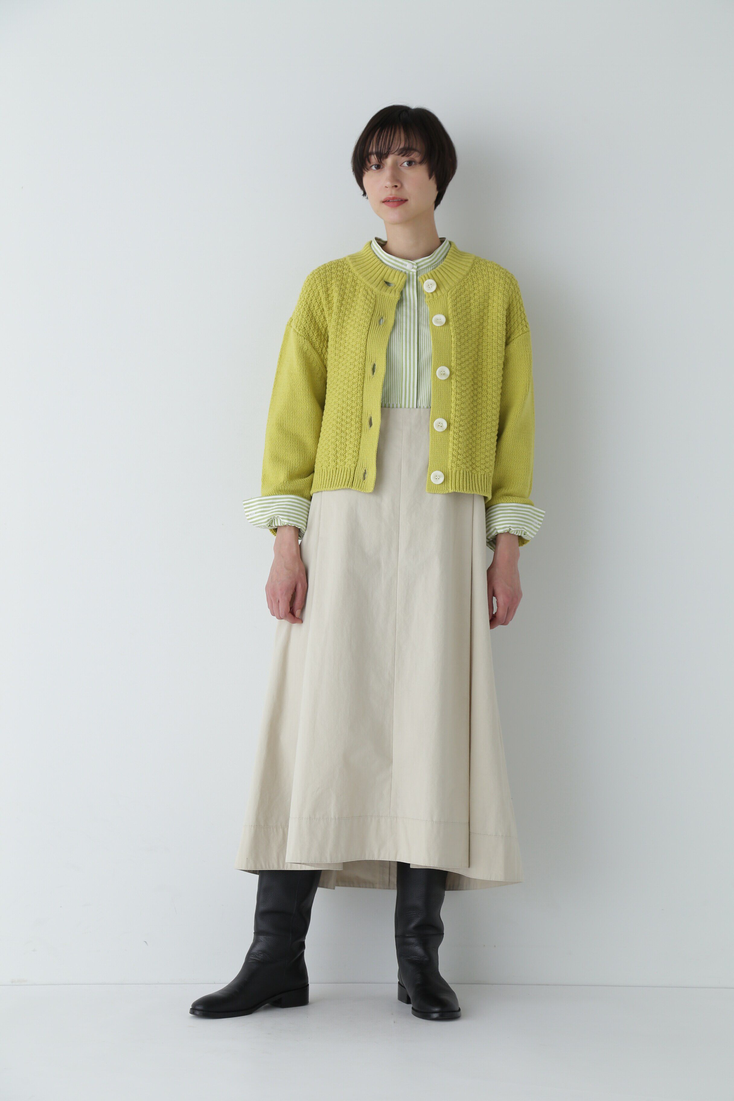  「コットンウェザーワッシャーワンピース」|ワンピース|