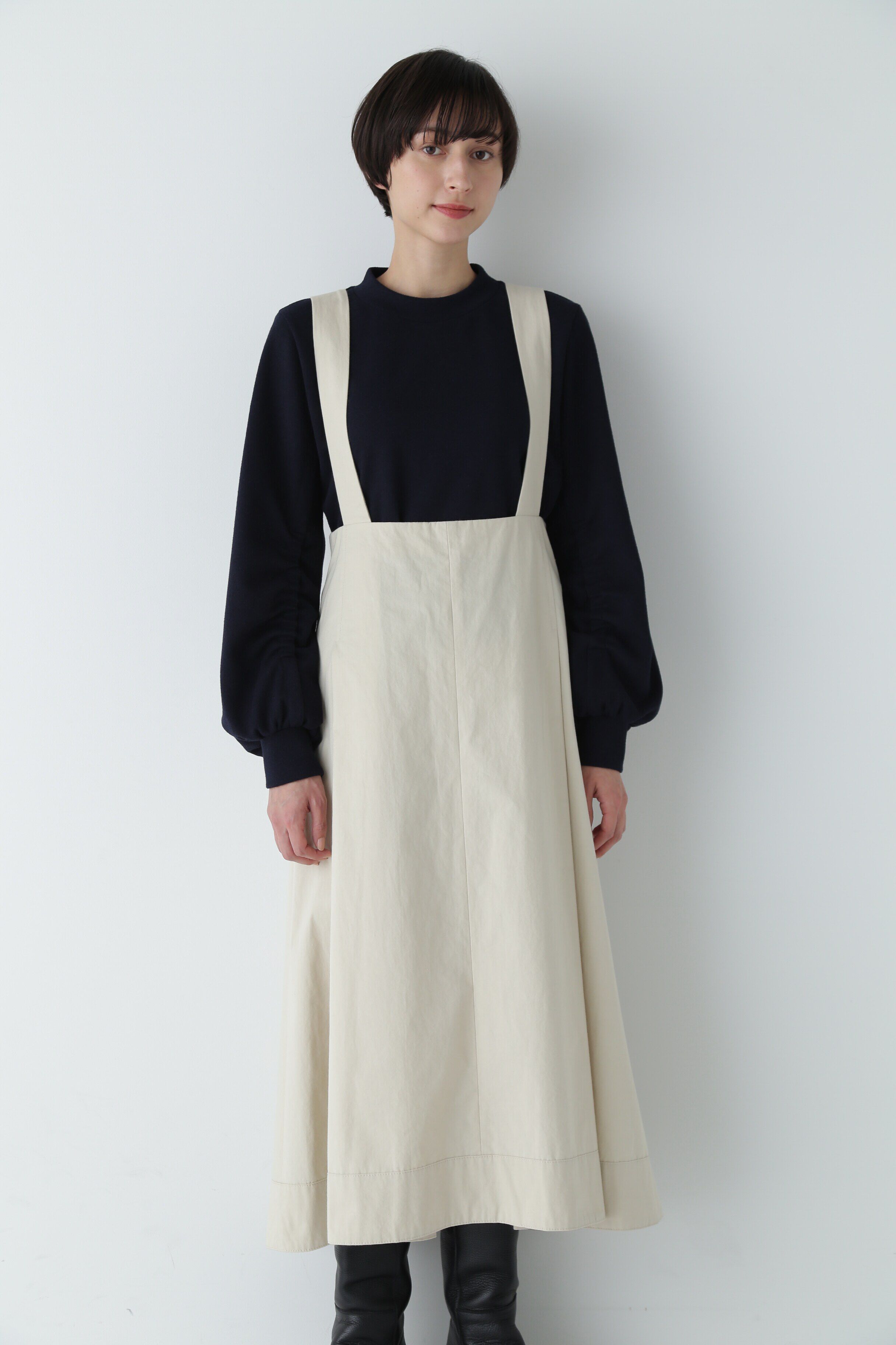  「コットンウェザーワッシャーワンピース」|ワンピース|