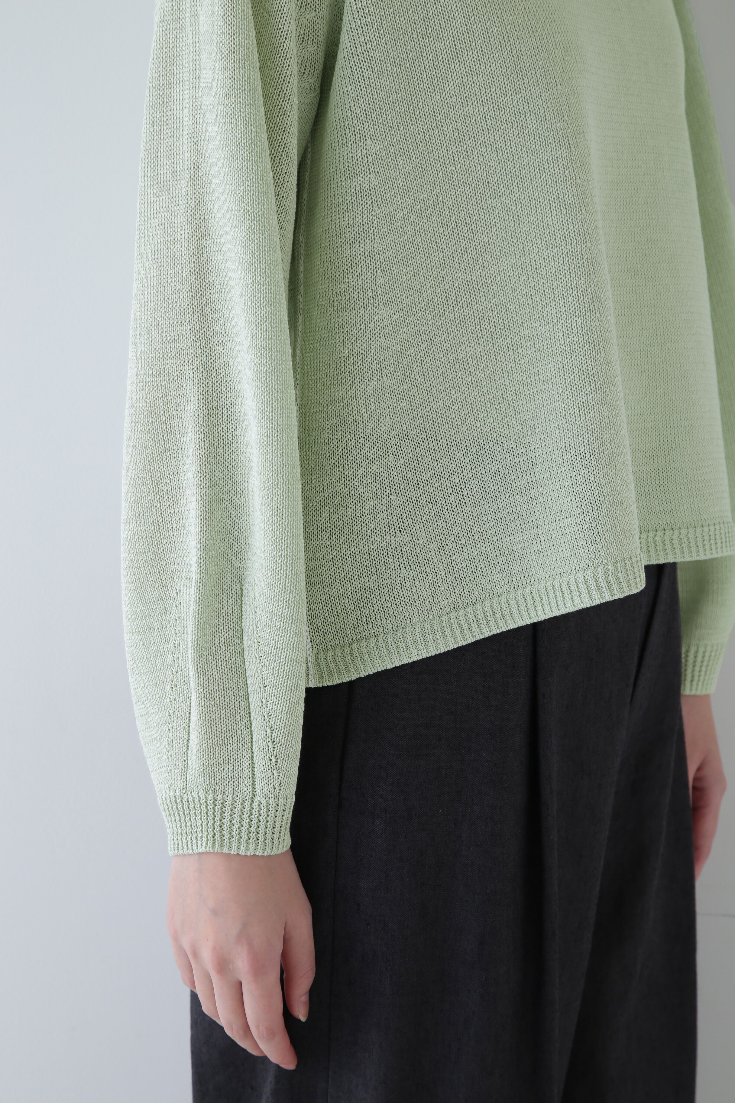  「◆ミドルゲージギマプルオーバー」|ニット・セーター|