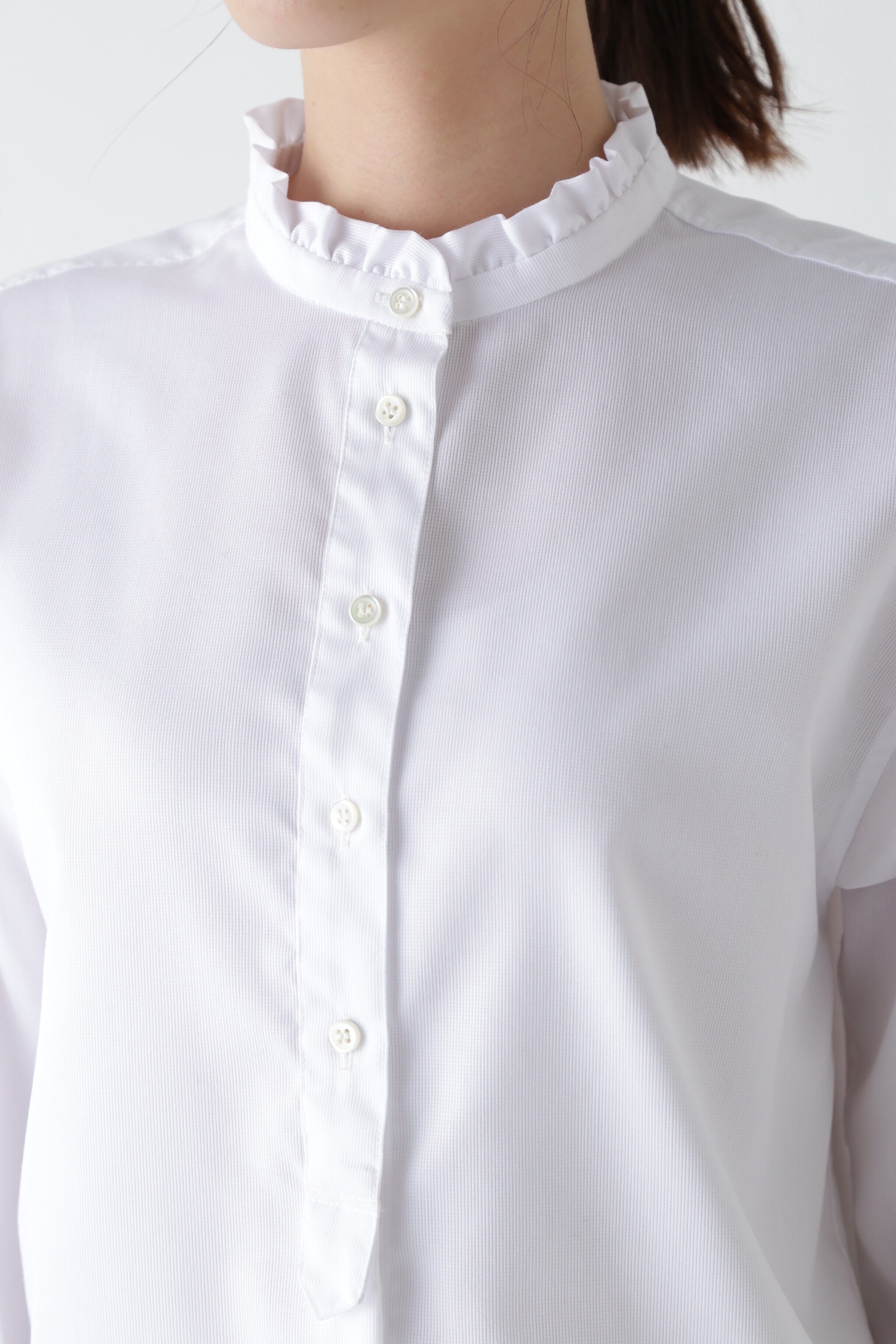  「◆スタンドフリルブラウス」|シャツ・ブラウス|