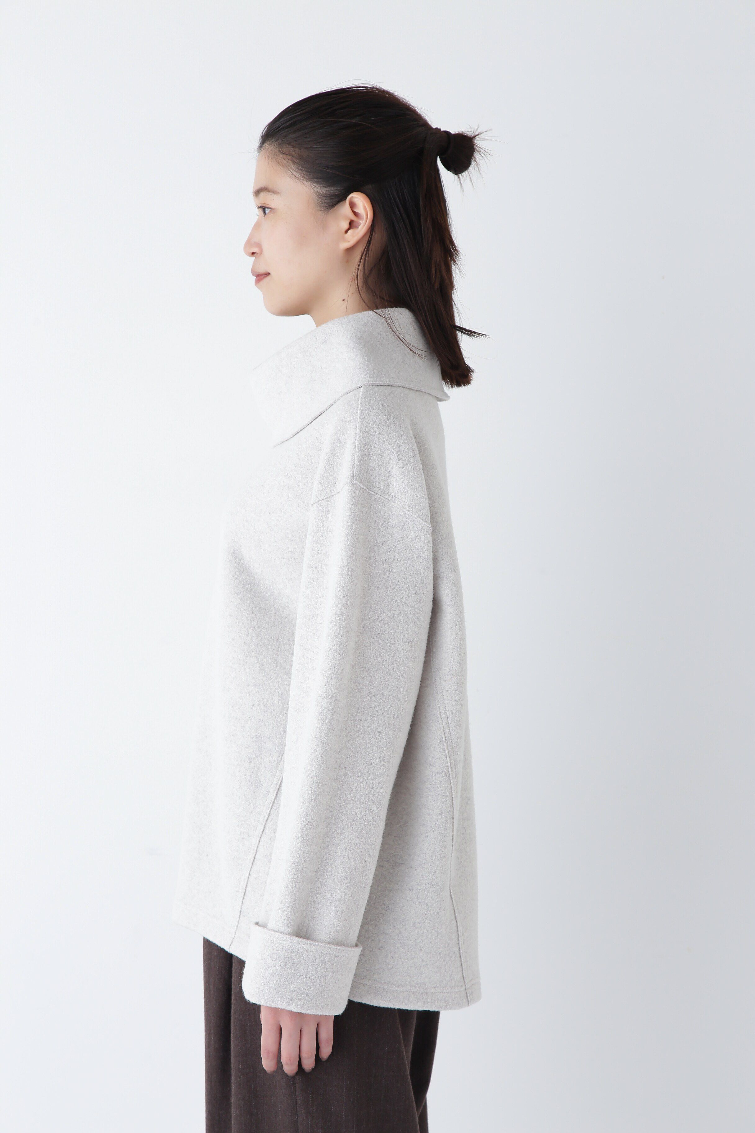  「◆ウールリング圧縮オフタートルオーバートップス」|Tシャツ・カットソー|