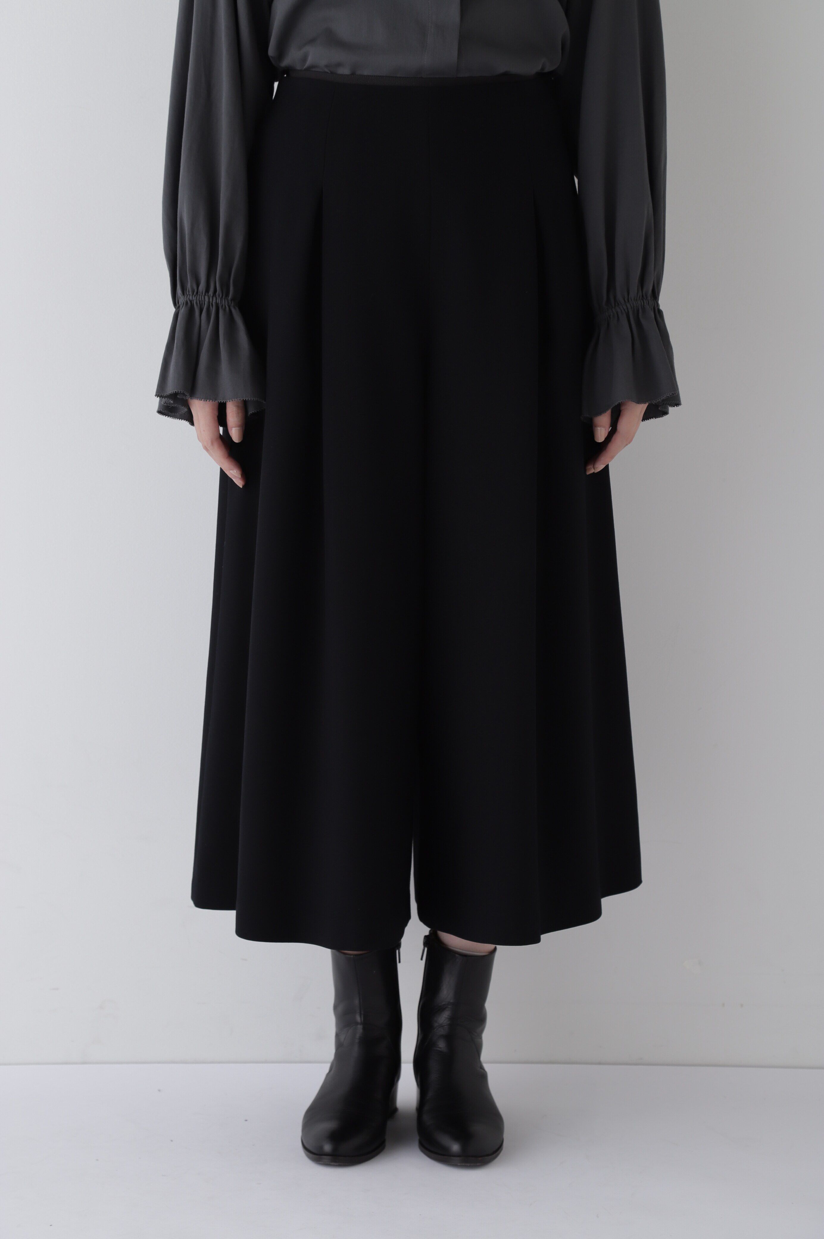  「◆タックフレアーシルエットスカーチョ」|スカート|