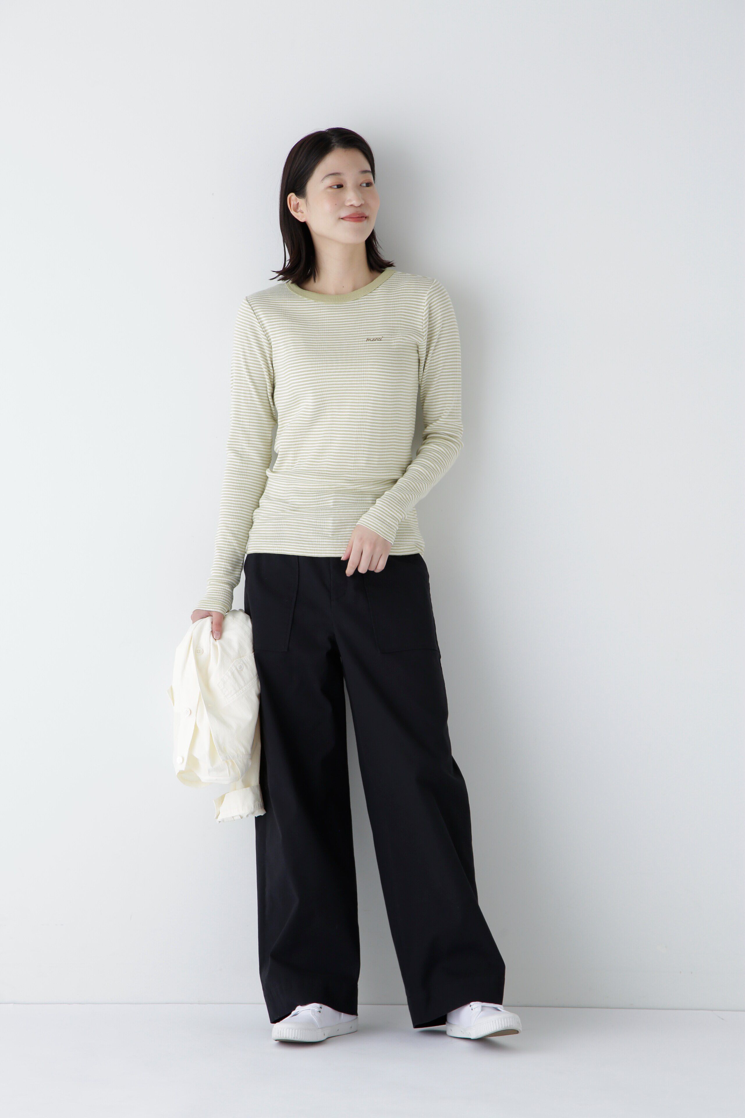  「◆コードストレッチベイカーセミワイドパンツ」|その他|