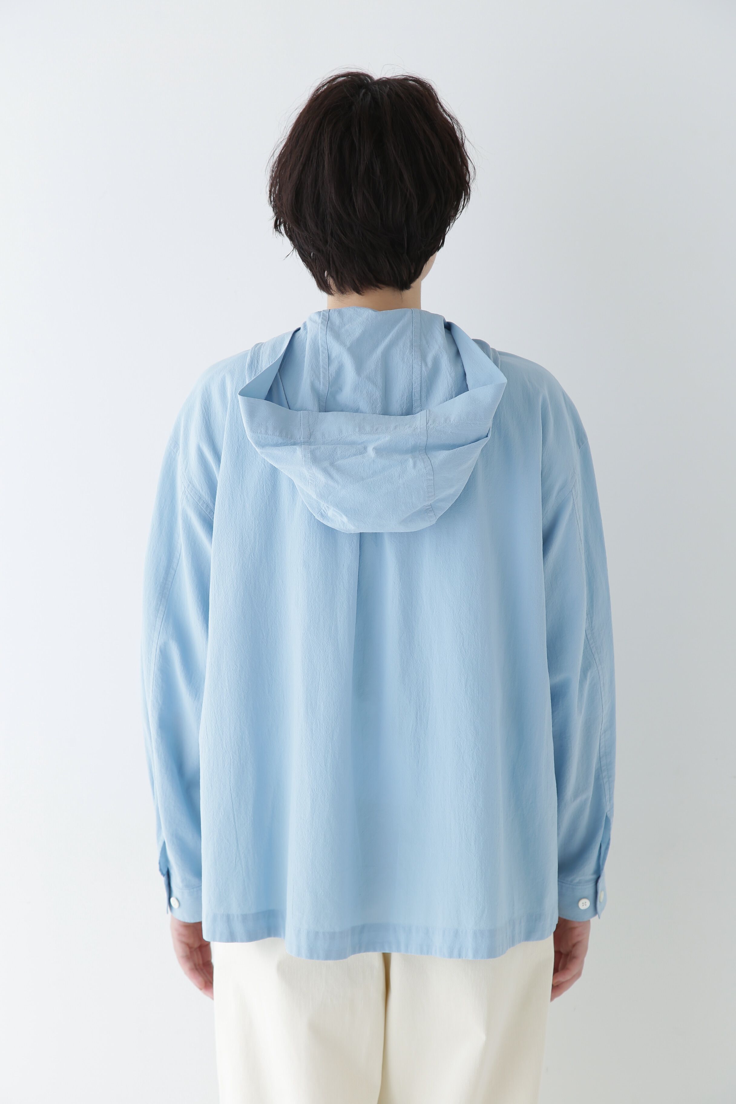  「◆製品染めフーディーブラウス」|シャツ・ブラウス|