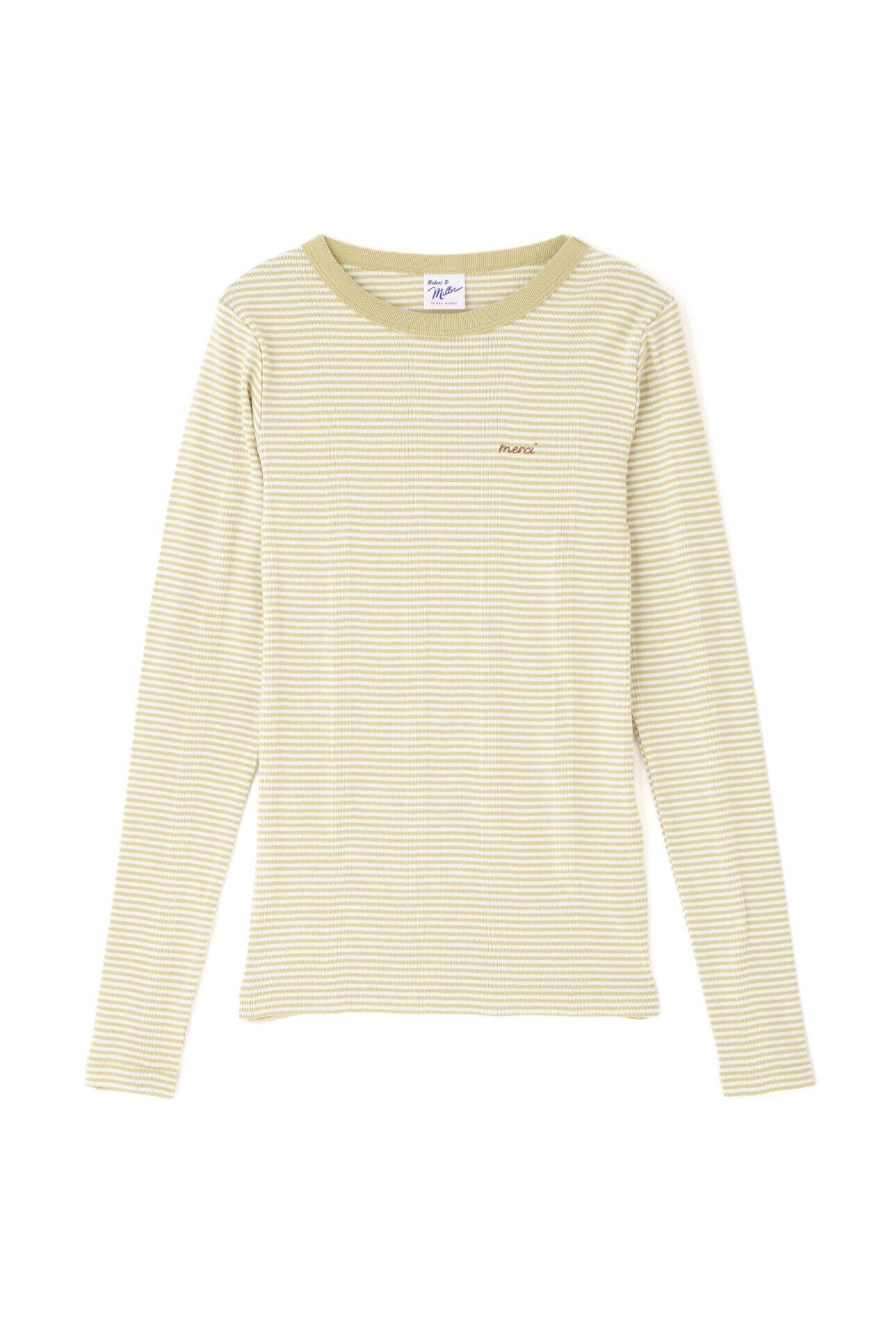  「◆パネルリブロングスリーブＴシャツ」|Tシャツ・カットソー|