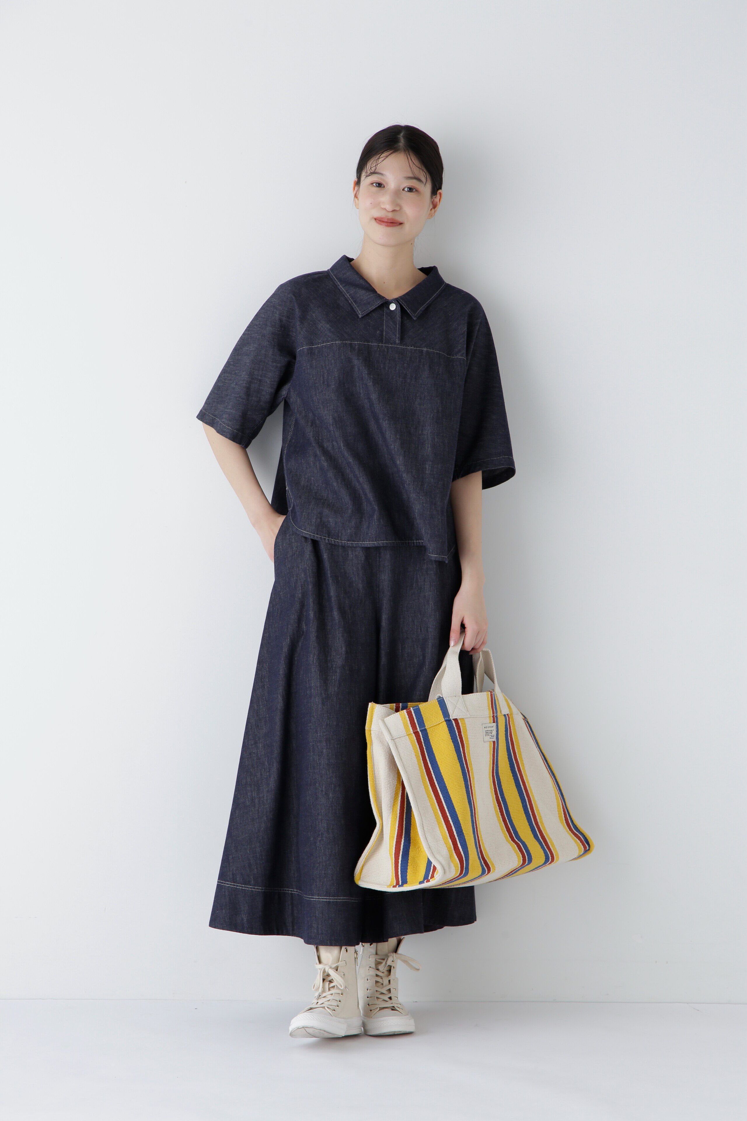  「◆ライトオンスデニムフレアースカーチョ」|スカート|