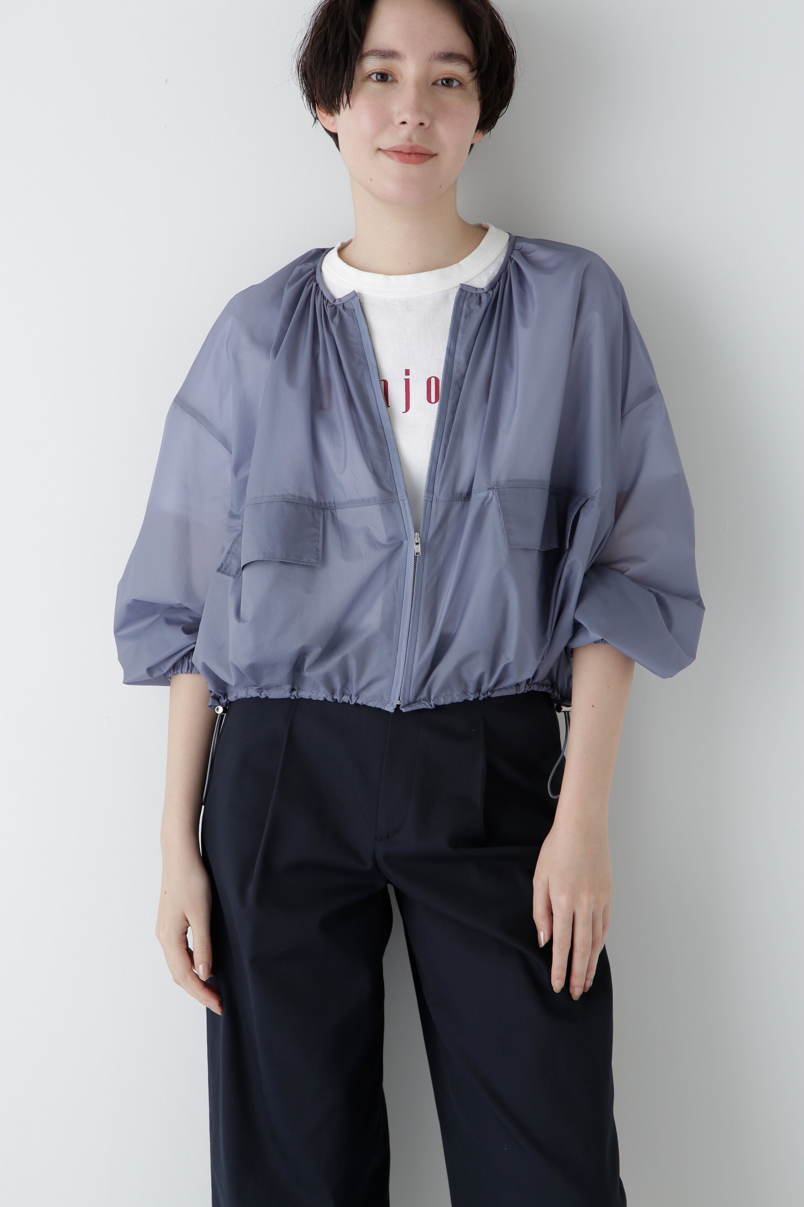  「◆【撥水】ライトタフタブルゾン」|ブルゾン・スタジャン|