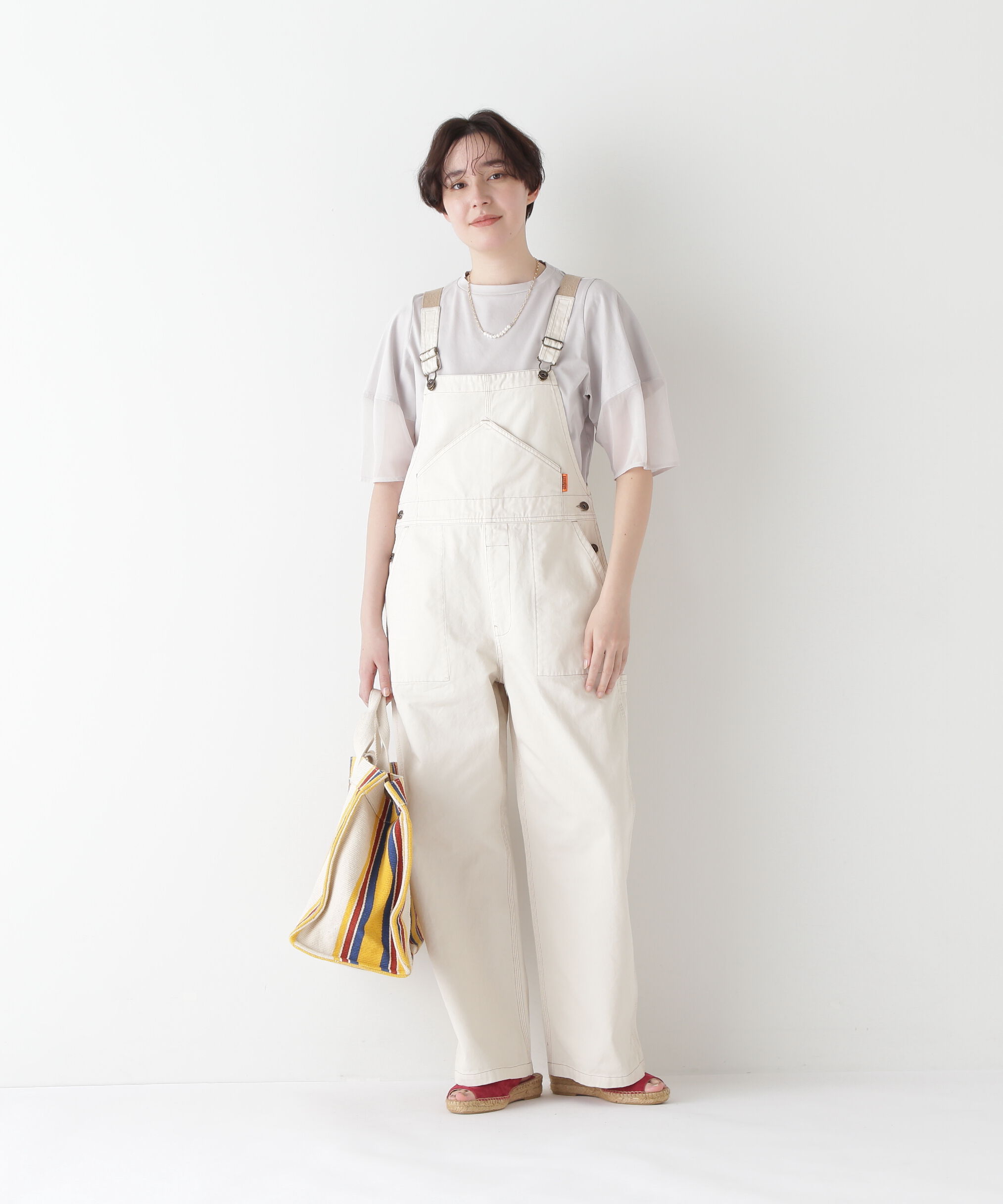  「◆UNIVERSAL OVER ALL　コラボ　サロペット」|ワンピース|