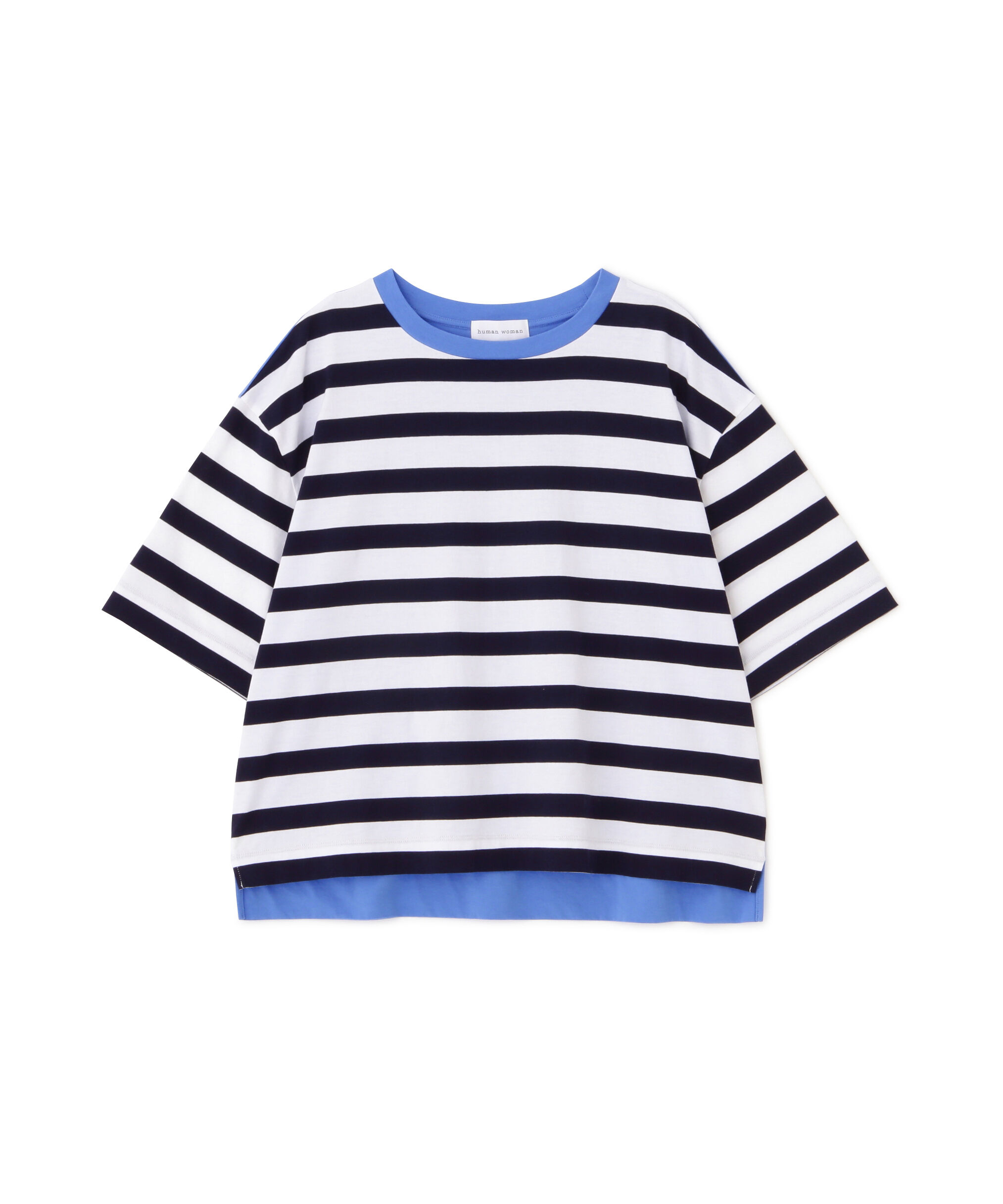  「◆シルケット天竺ボーダーカットソー」|Tシャツ・カットソー|