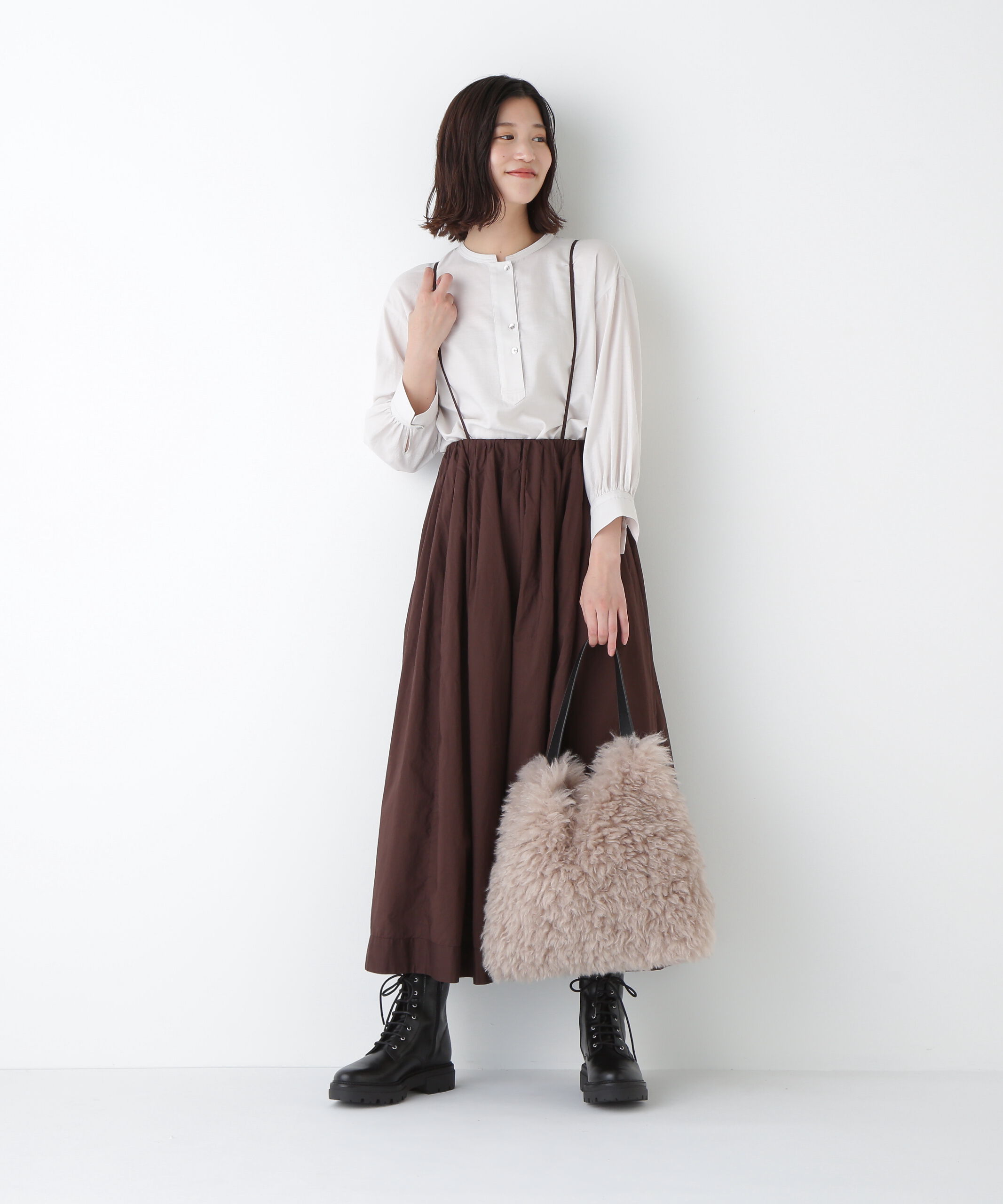  「◆綿シルクスキッパーブラウス」|シャツ・ブラウス|