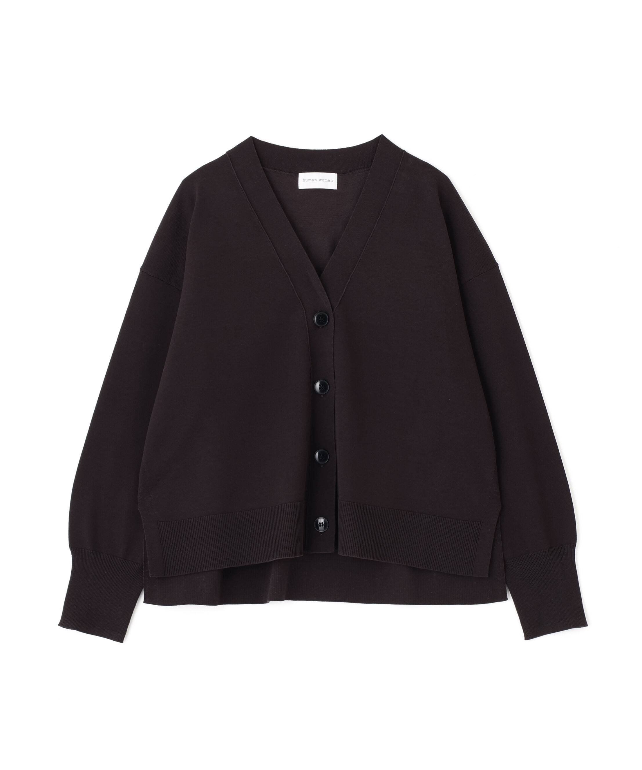  「◆オーガニックコットン混プレーティングカーディガン」|ニット・セーター|