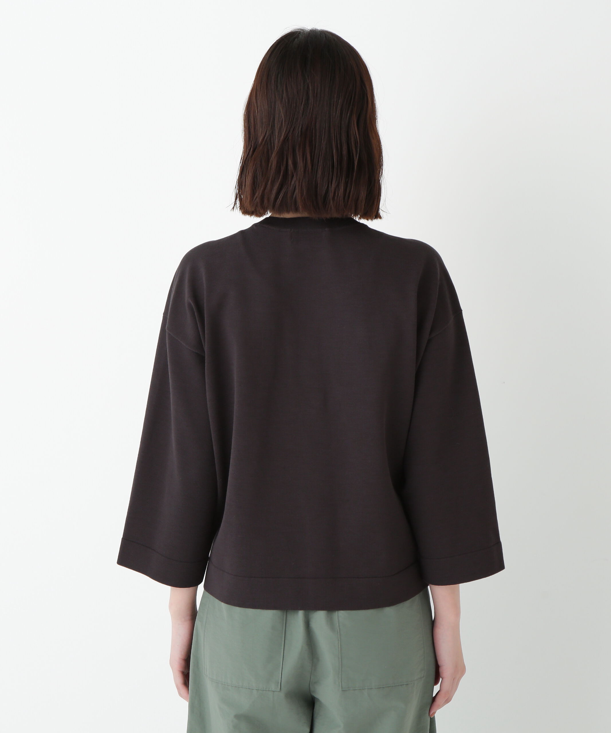  「◆オーガニックコットン混プレーティングプルオーバー」|ニット・セーター|