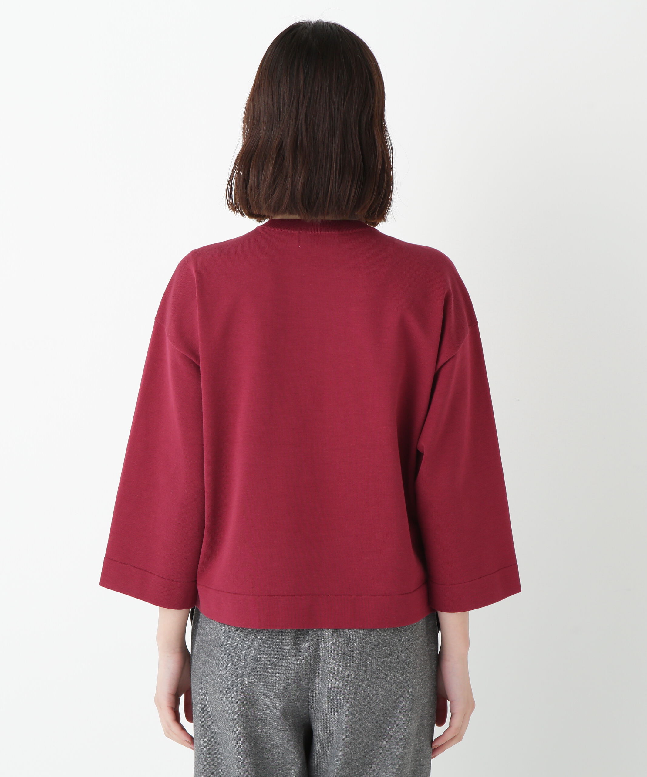  「◆オーガニックコットン混プレーティングプルオーバー」|ニット・セーター|