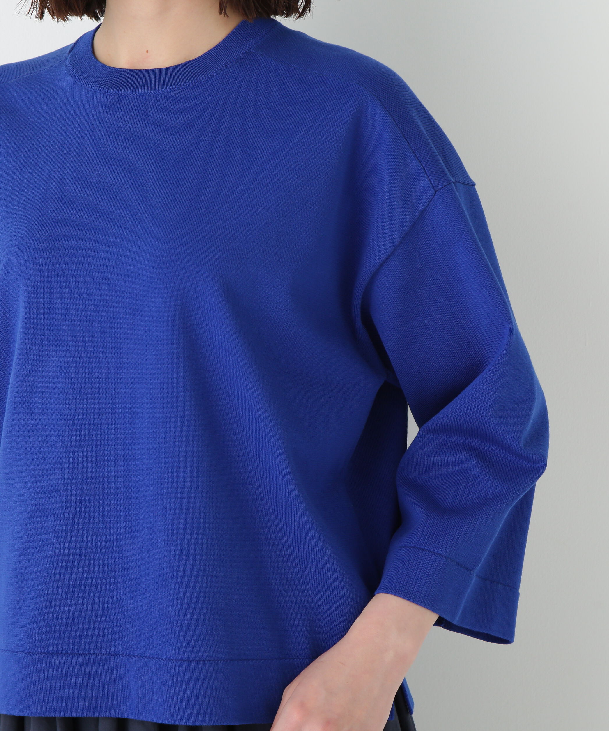  「◆オーガニックコットン混プレーティングプルオーバー」|ニット・セーター|