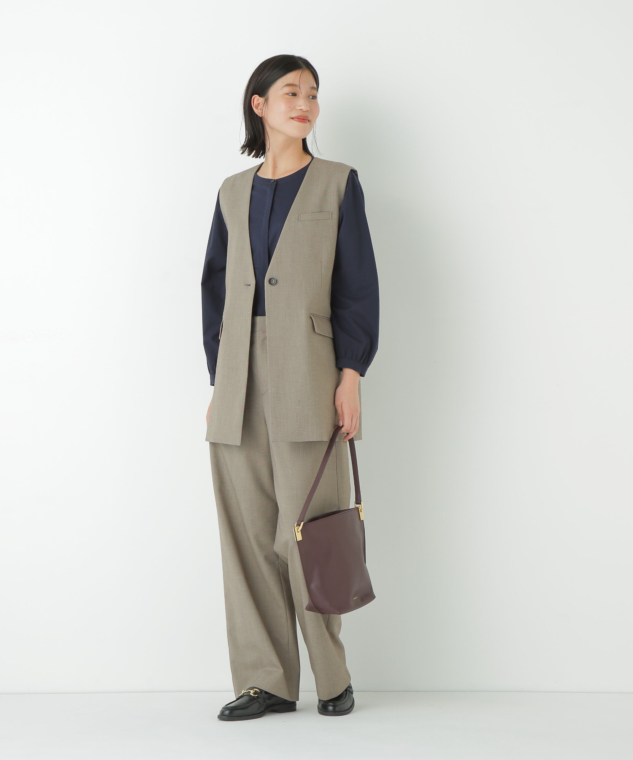  「◆強撚シャークスキンノーカラージレ」|その他|