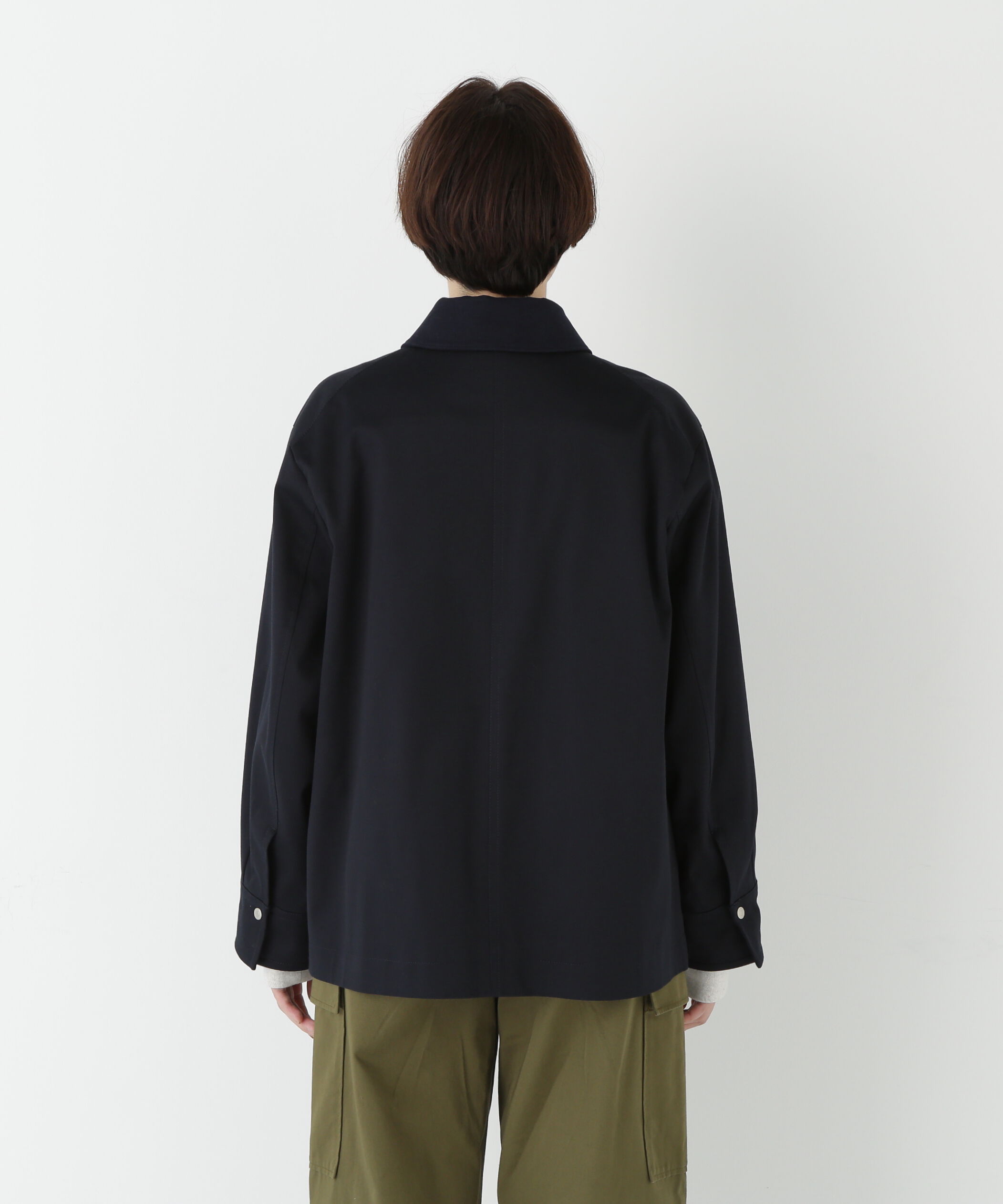  「◆コットンツイルストレッチブルゾン」|ブルゾン・スタジャン|