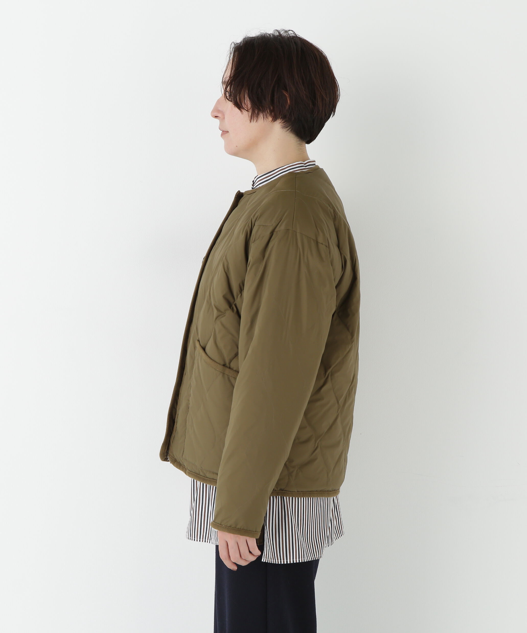  「◆リバーシブルボアダウンブルゾン」|ブルゾン・スタジャン|