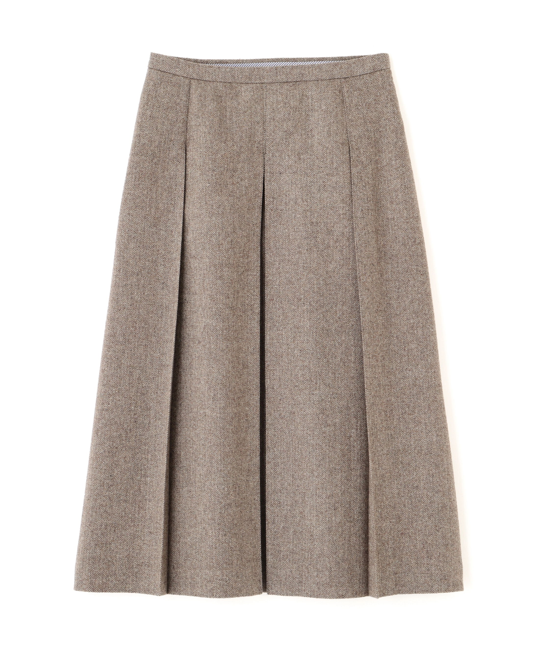  「ヘリンボーンツィードタックスカート」|スカート|